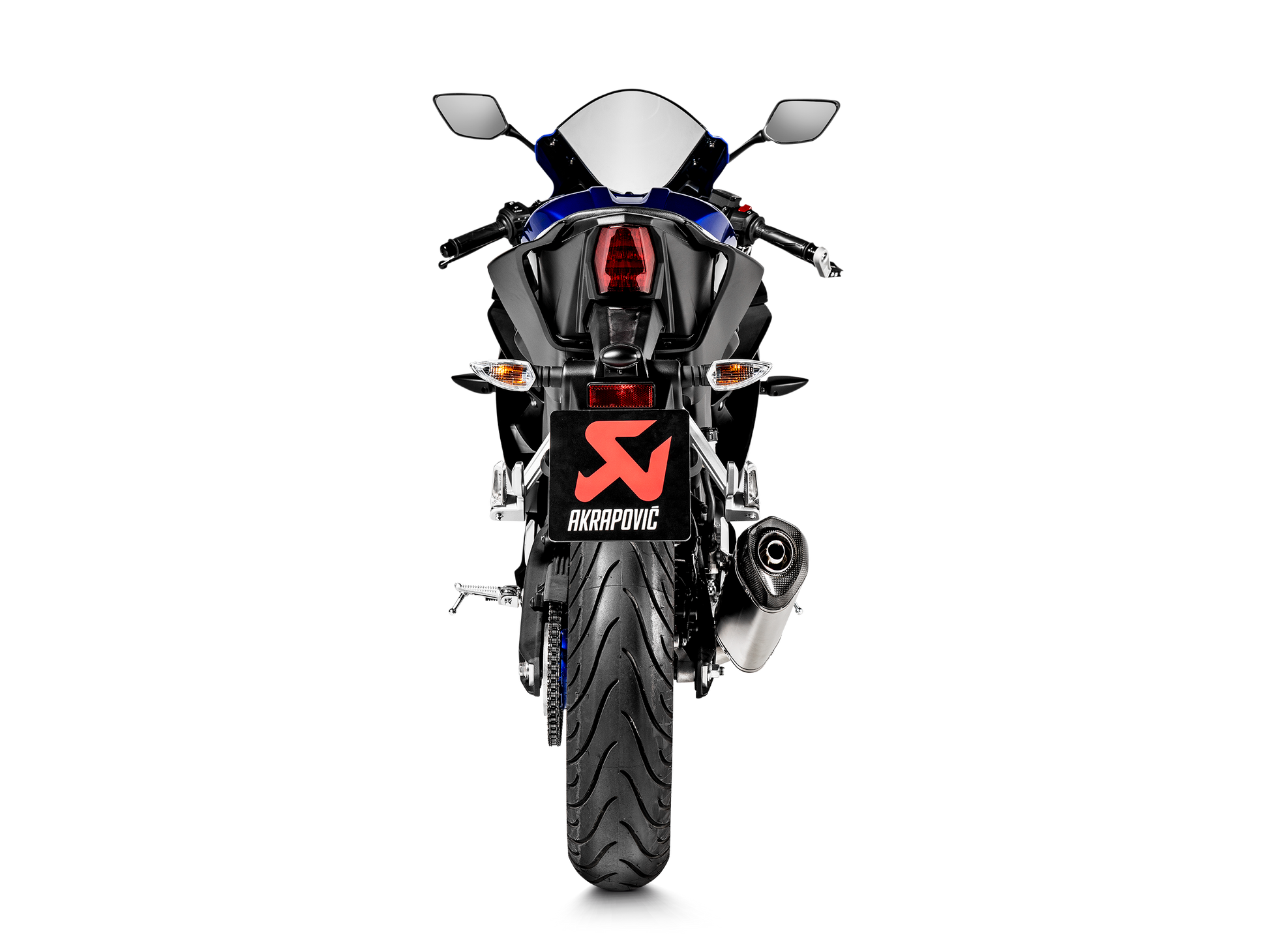 AKRAPOVIC SCARICO COMPLETO TITANIO RACING YAMAHA YZF R125 YZF R15 2019-20 - AKRAPOVIC immagine 4