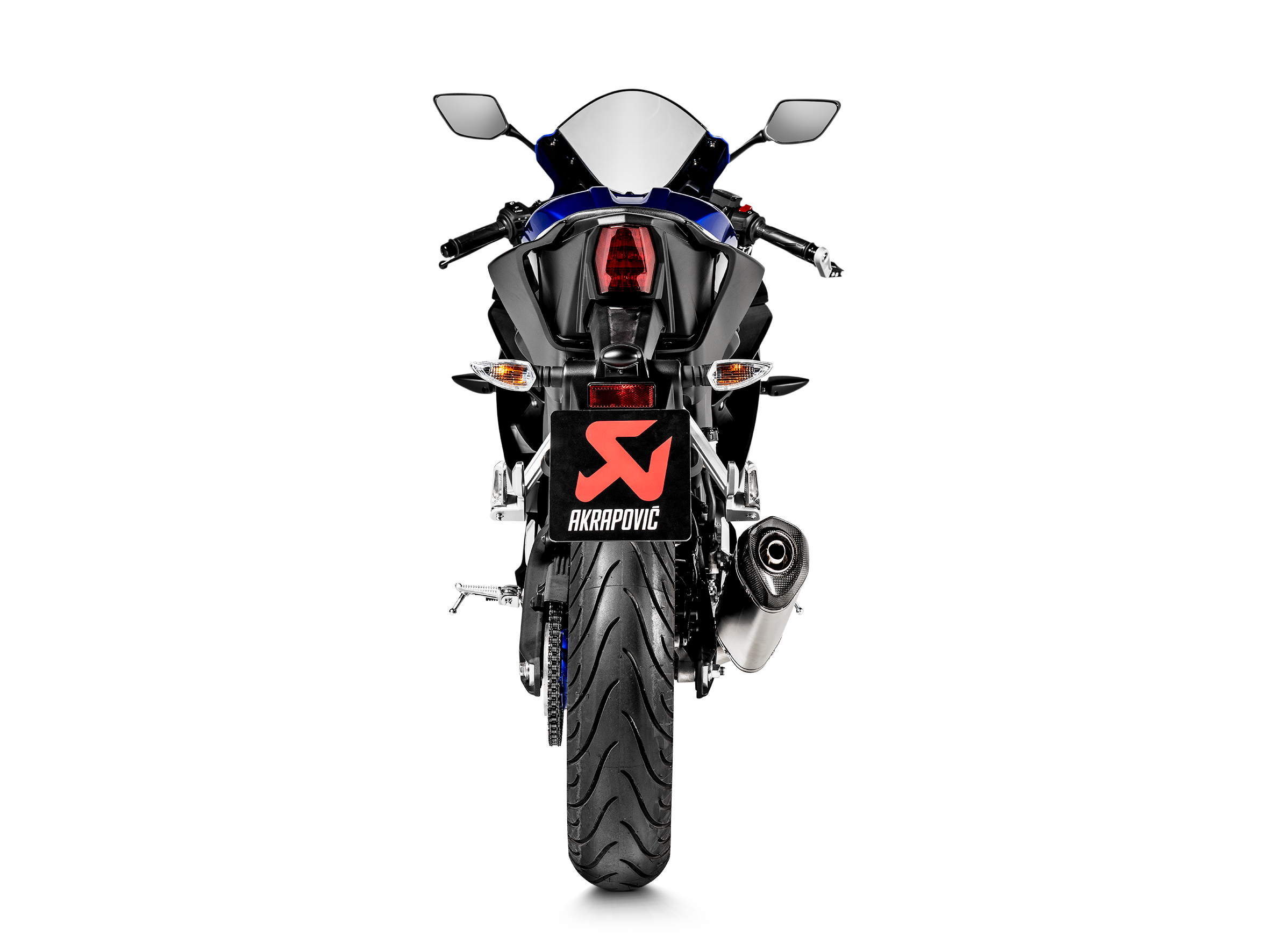 AKRAPOVIC SCARICO COMPLETO TITANIO RACING YAMAHA YZF R125 YZF R15 2019-20 - AKRAPOVIC immagine 4