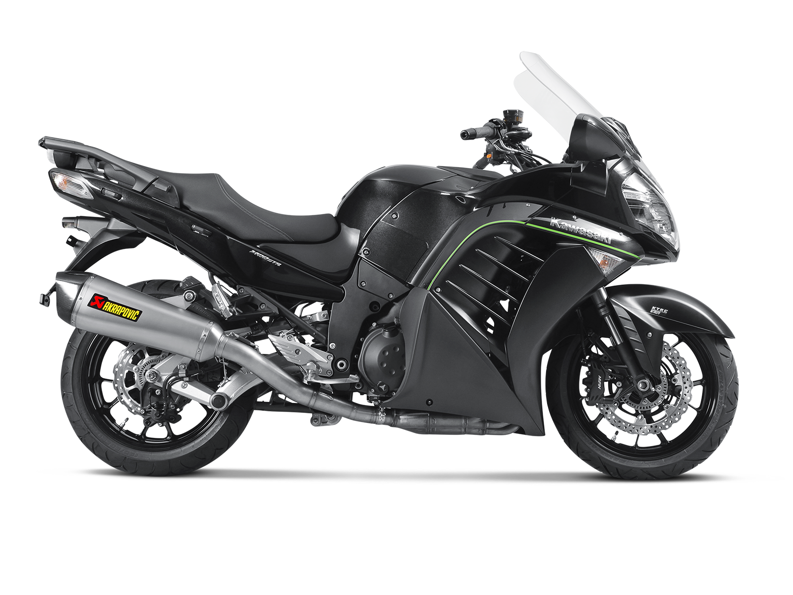 AKRAPOVIC TERMINALE TITANIO KAWASAKI 1400 GTR CONCOURS 14 2008-17 - AKRAPOVIC immagine 3