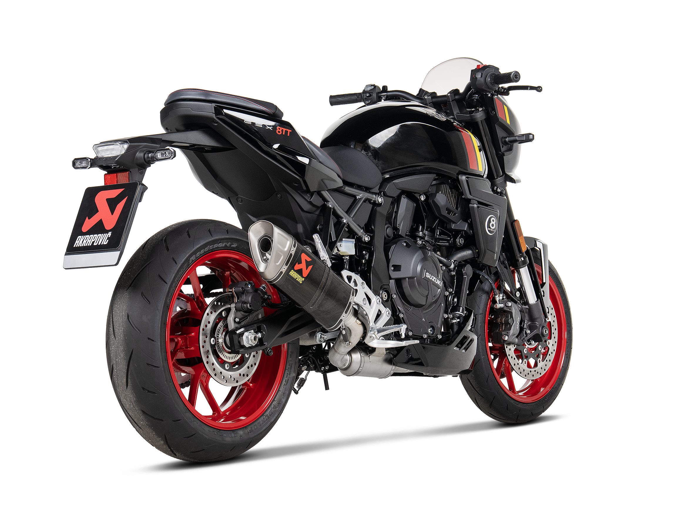 AKRAPOVIC TERMINALE CARBONIO RACING SUZUKI GSX 8S / 8R 2022-26 - AKRAPOVIC immagine 9