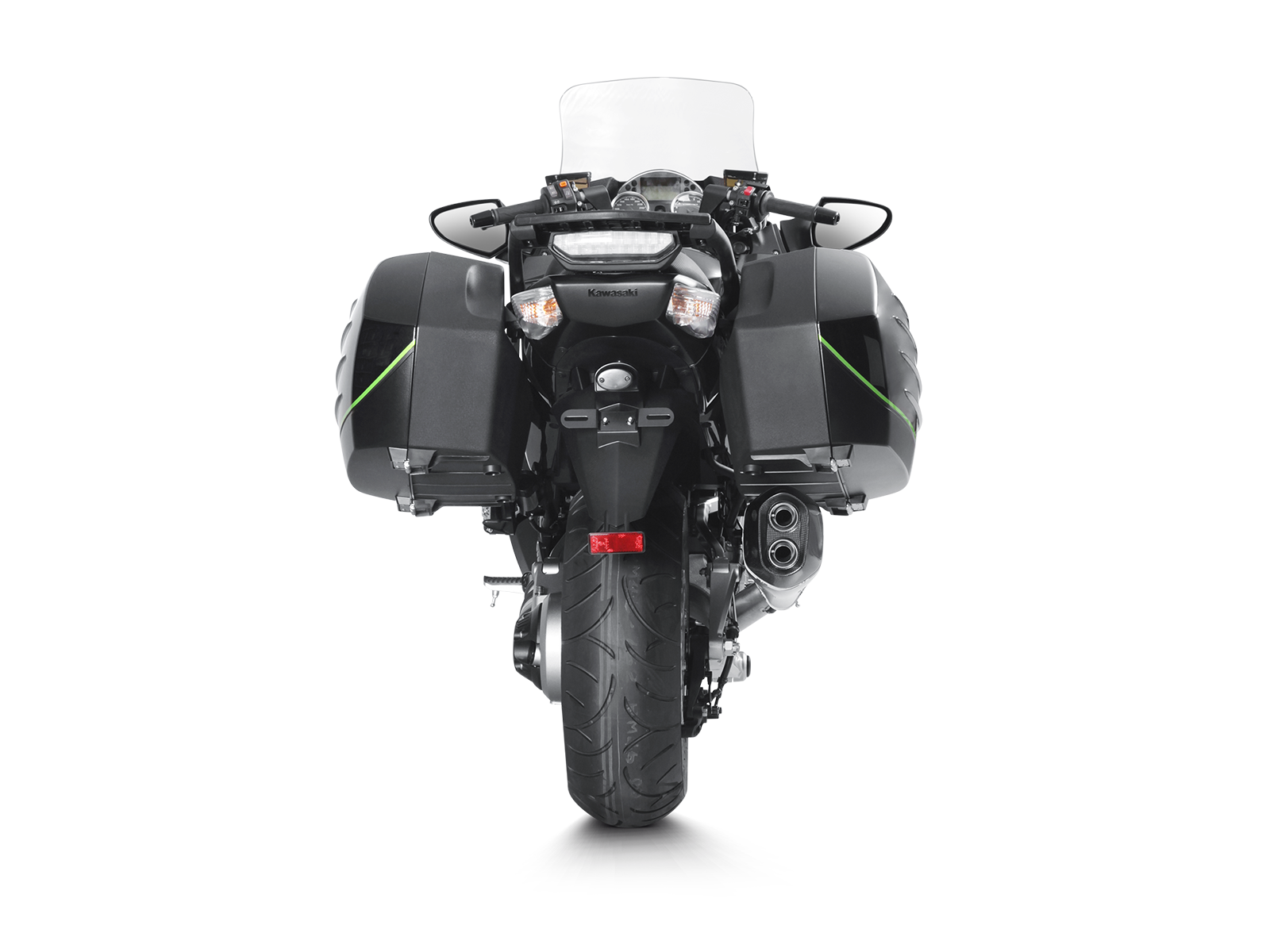 AKRAPOVIC TERMINALE TITANIO KAWASAKI 1400 GTR CONCOURS 14 2008-17 - AKRAPOVIC immagine 7