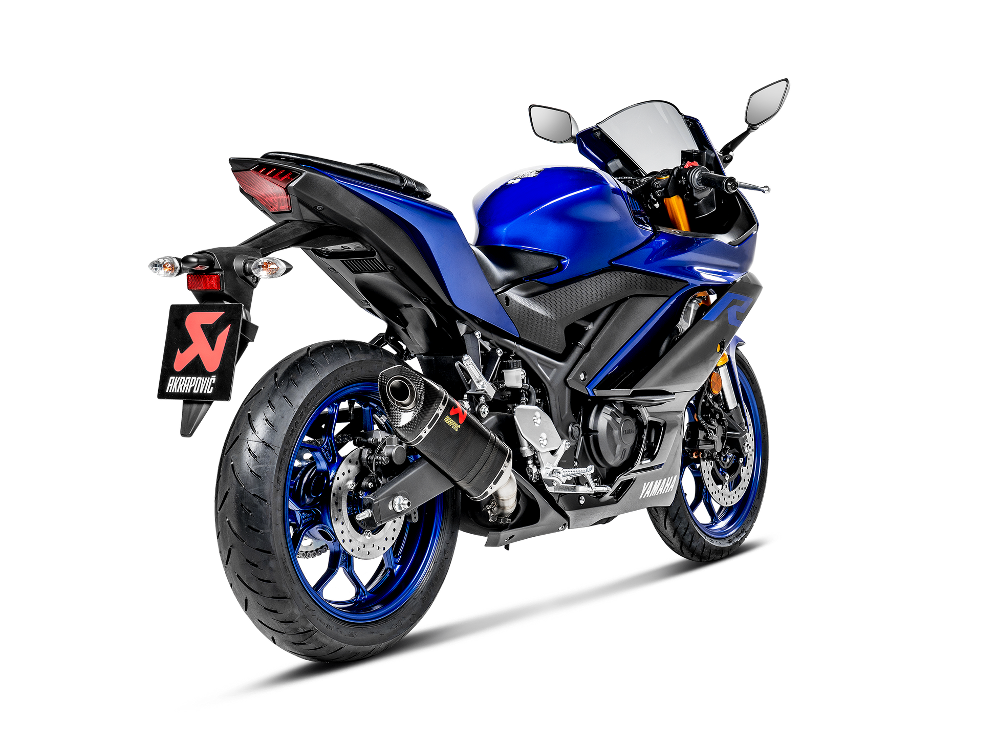 AKRAPOVIC TERMINALE CARBONIO YAMAHA MT 03 YZF R3 YZF R25 2014-21 - AKRAPOVIC immagine 3