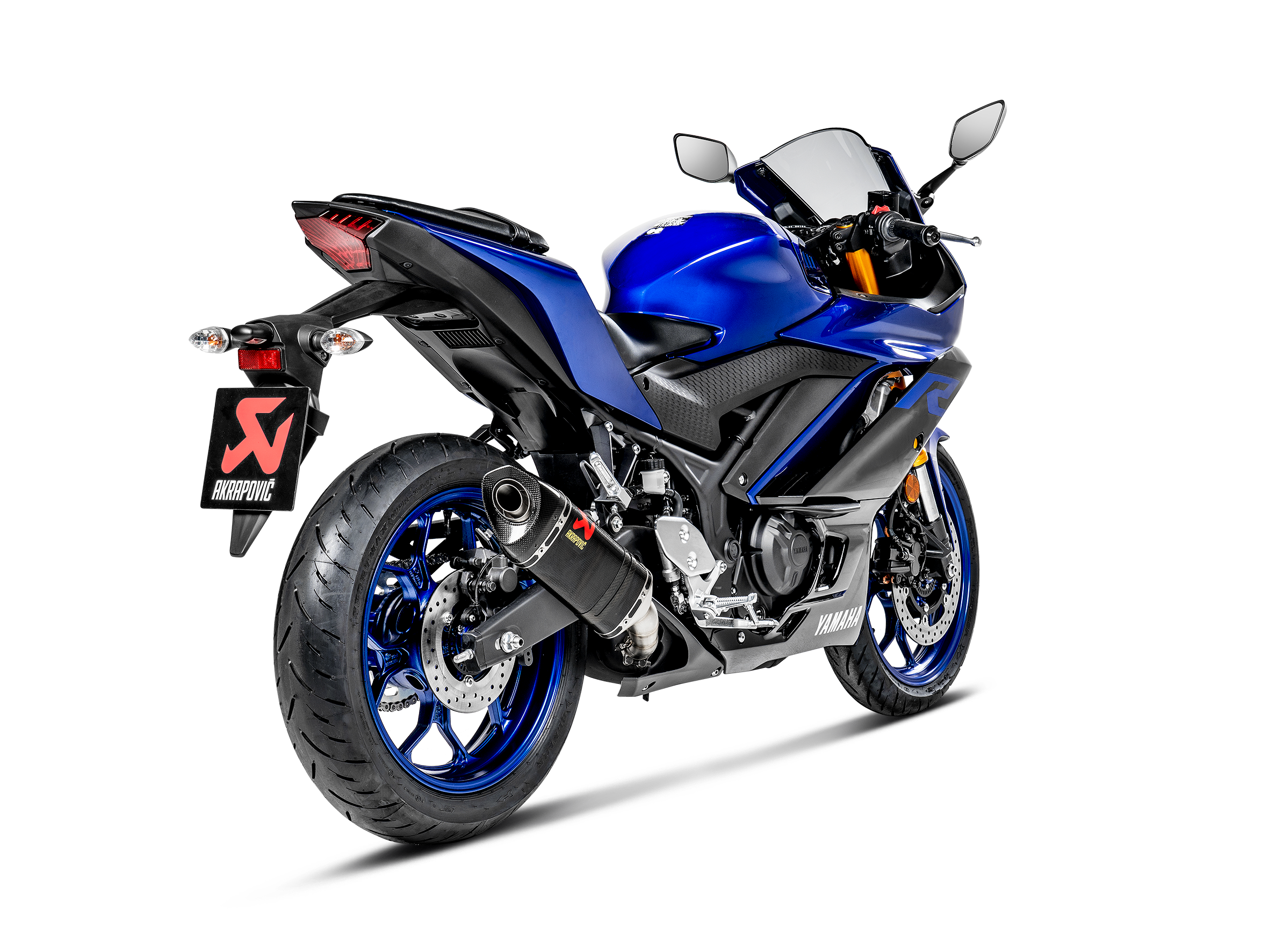 AKRAPOVIC TERMINALE CARBONIO YAMAHA MT 03 YZF R3 YZF R25 2014-21 - AKRAPOVIC immagine 3