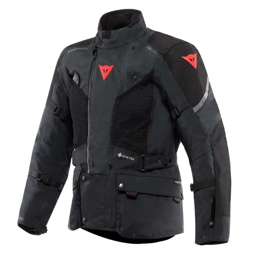 GIACCA IMPERMEABILE DAINESE SUPER EXPEDITION GORE-TEX NERO ROSSO