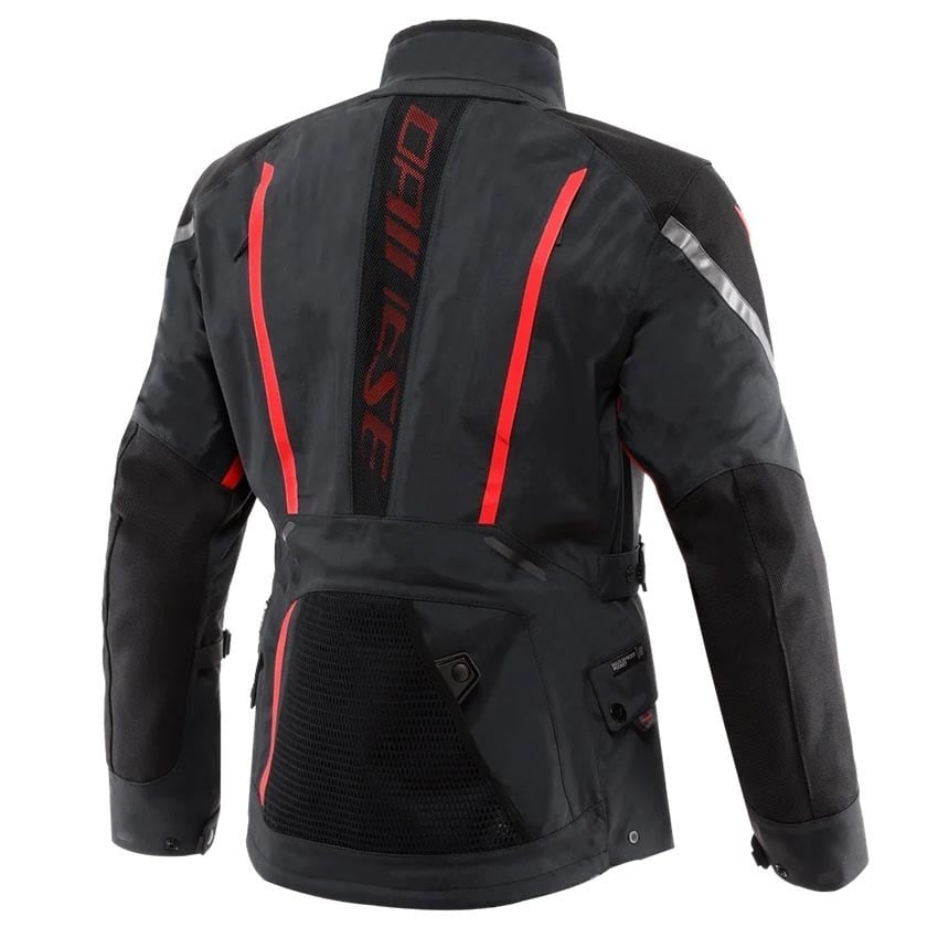 GIACCA IMPERMEABILE DAINESE SUPER EXPEDITION GORE-TEX NERO ROSSO