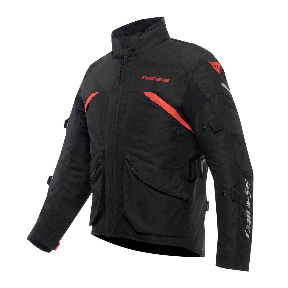 GIACCA IMPERMEABILE DAINESE TEMPEST 4 D-DRY NERO ROSSO