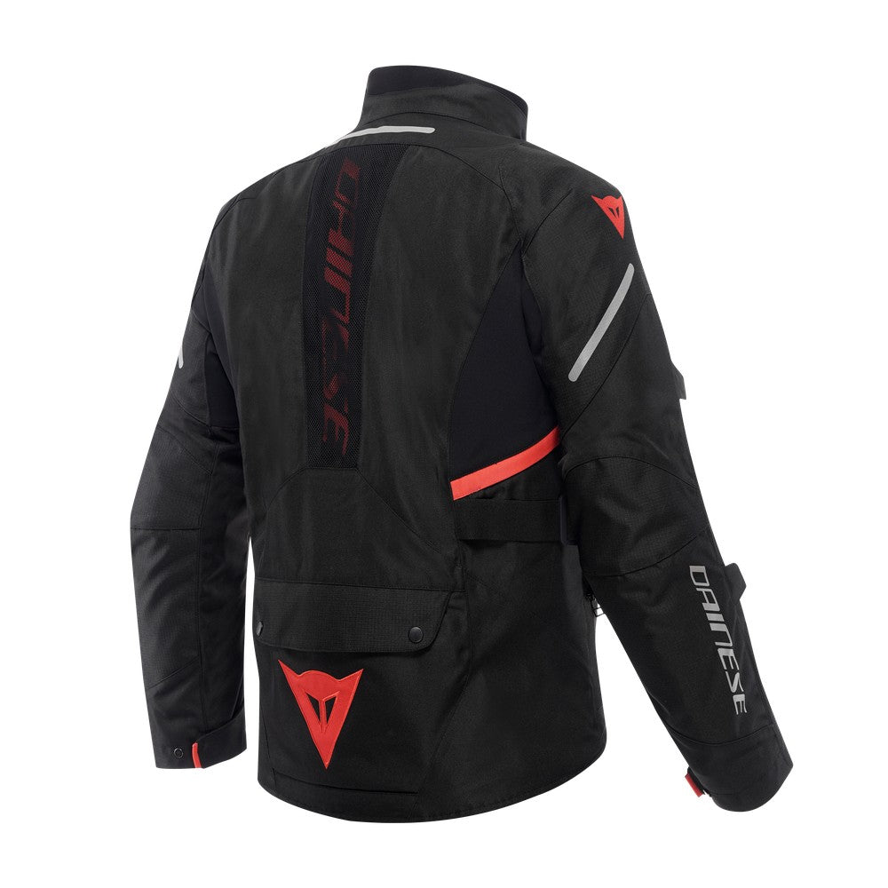 GIACCA IMPERMEABILE DAINESE TEMPEST 4 D-DRY NERO ROSSO