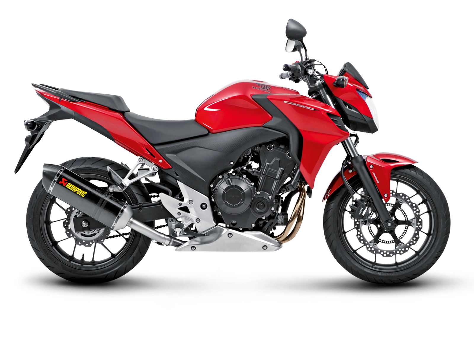 AKRAPOVIC TERMINALE CARBONIO HONDA CB 400 / 500F / 500X CBR 400 / 500 R 2013-16 - AKRAPOVIC immagine 2