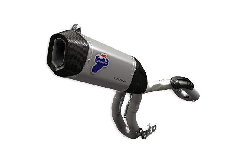 COMPLETE EXHAUST TITANIUM TERMIGNONI 96480961A DUCATI HYPERMOTARD 939 SP 2016 18