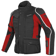 GIACCA IN GORE-TEX DAINESE MODELLO EXPLORER IMPERMEABILE 4 STAGIONI NERO/ROSSO