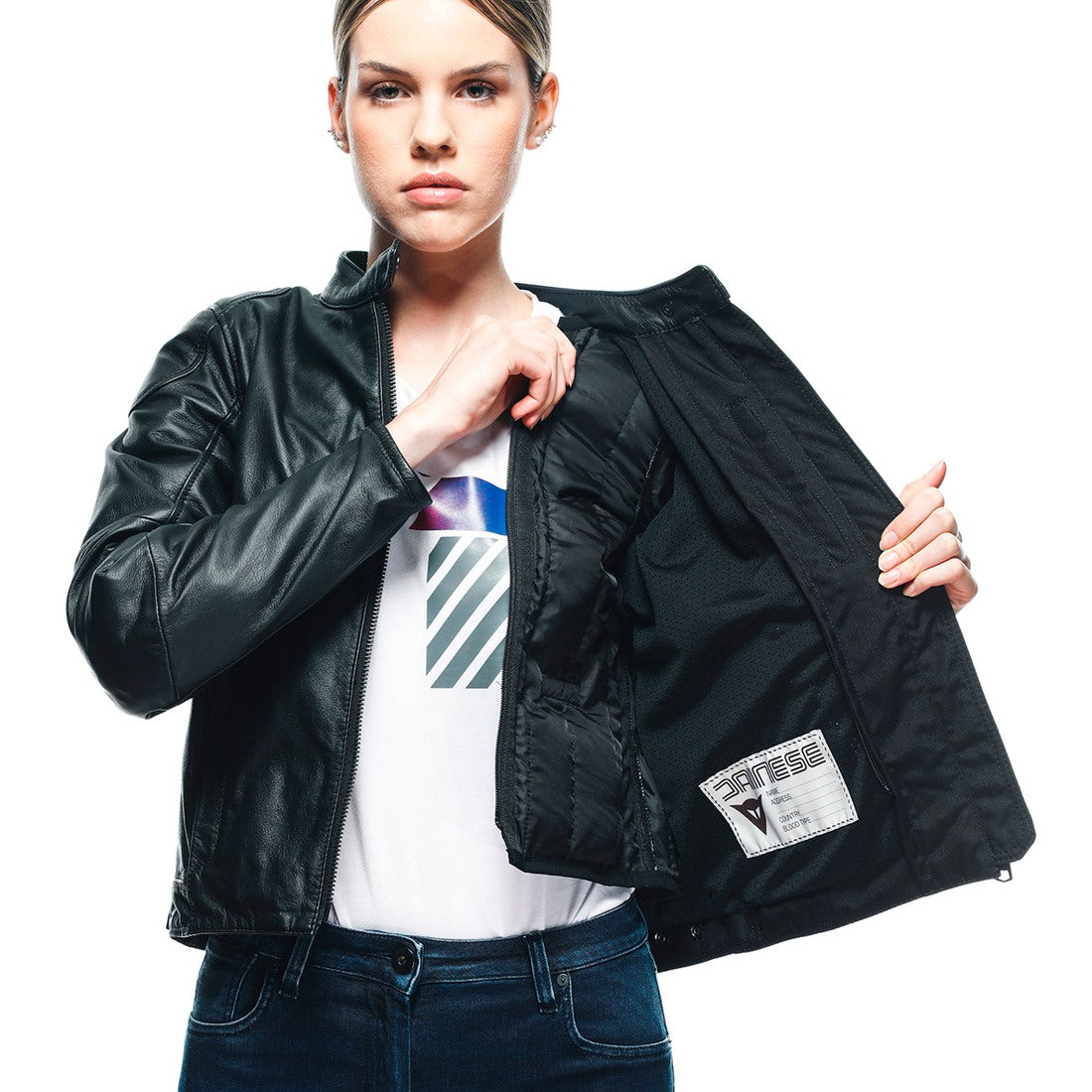 GIACCA DA MOTO IN PELLE DAINESE ELECTRA LADY - Sestamarcia Racing Part Italia S.r.l.