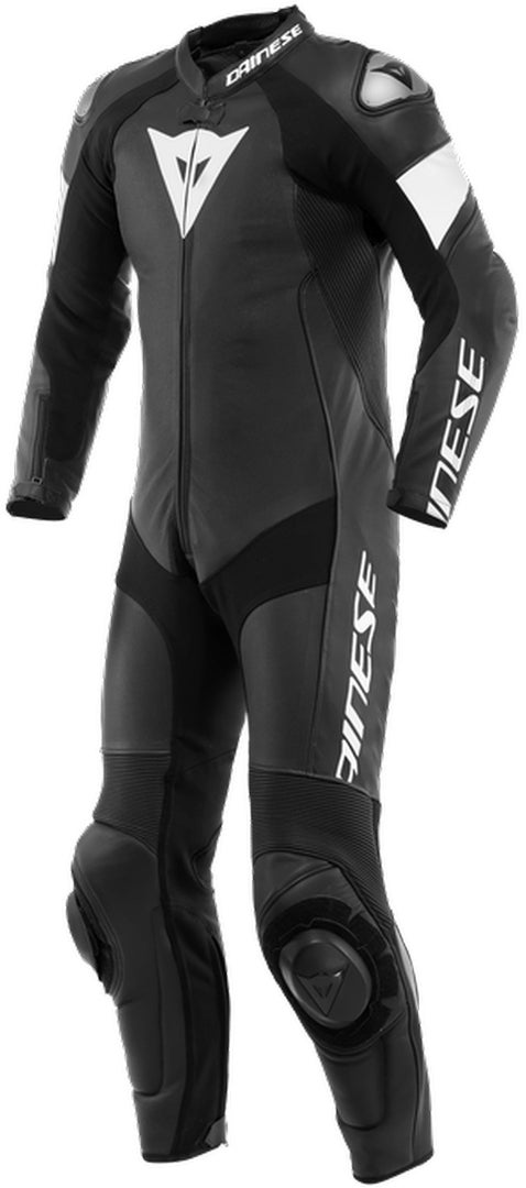 TUTA INTERA IN PELLE DAINESE TOSA NERA BIANCA