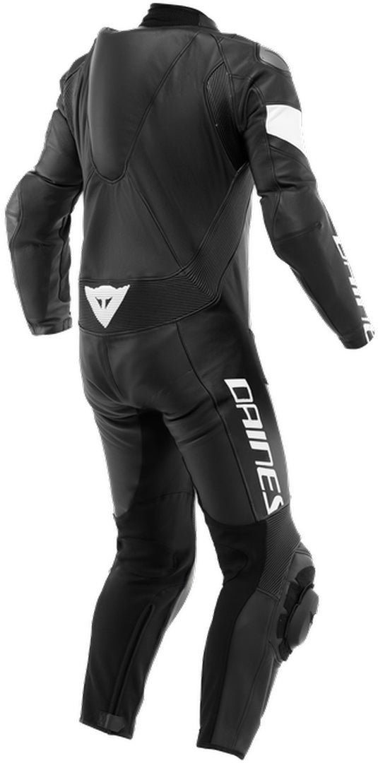 TUTA INTERA IN PELLE DAINESE TOSA NERA BIANCA