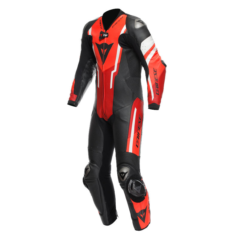 TUTA INTERA IN PELLE TRAFORATA DAINESE MISANO 3 D-AIR ROSSA