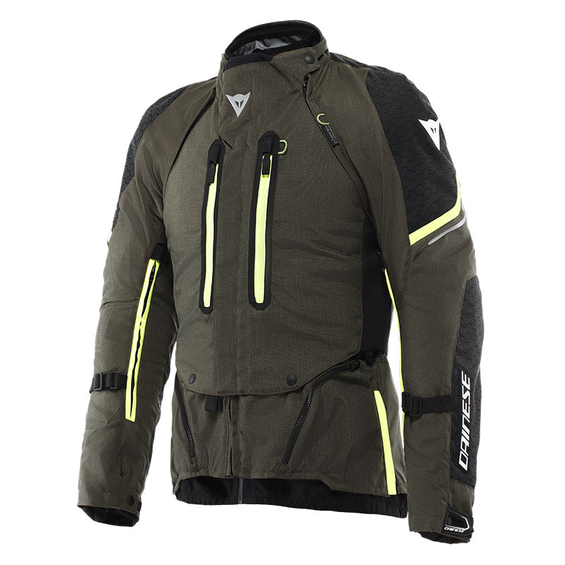 GIACCA DA MOTO IMPERMEABILE DAINESE SUPER ADVENTURE ABSOLUTESHELL TARMAC/BLACK/FLUO YELLOW