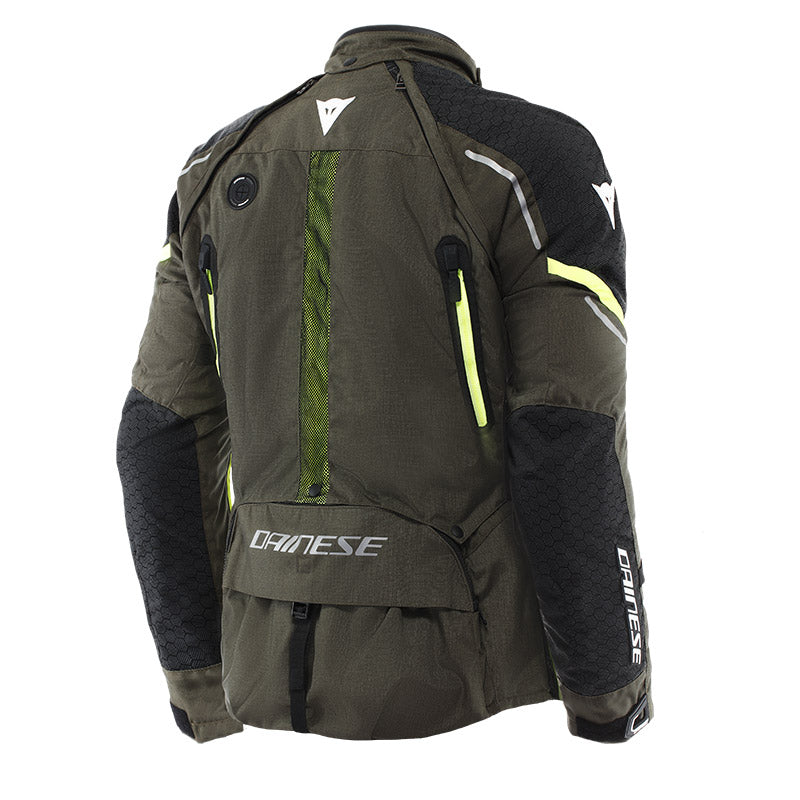 GIACCA DA MOTO IMPERMEABILE DAINESE SUPER ADVENTURE ABSOLUTESHELL TARMAC/BLACK/FLUO YELLOW