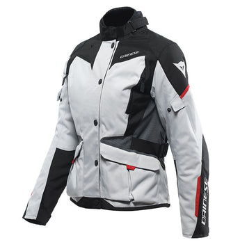 DAINESE GIACCA MOTO TEMPEST 3 D-DRY LADY IMPERMEABILE GRIGIO/NERO/ROSSO - Sestamarcia Racing Part Italia S.r.l.