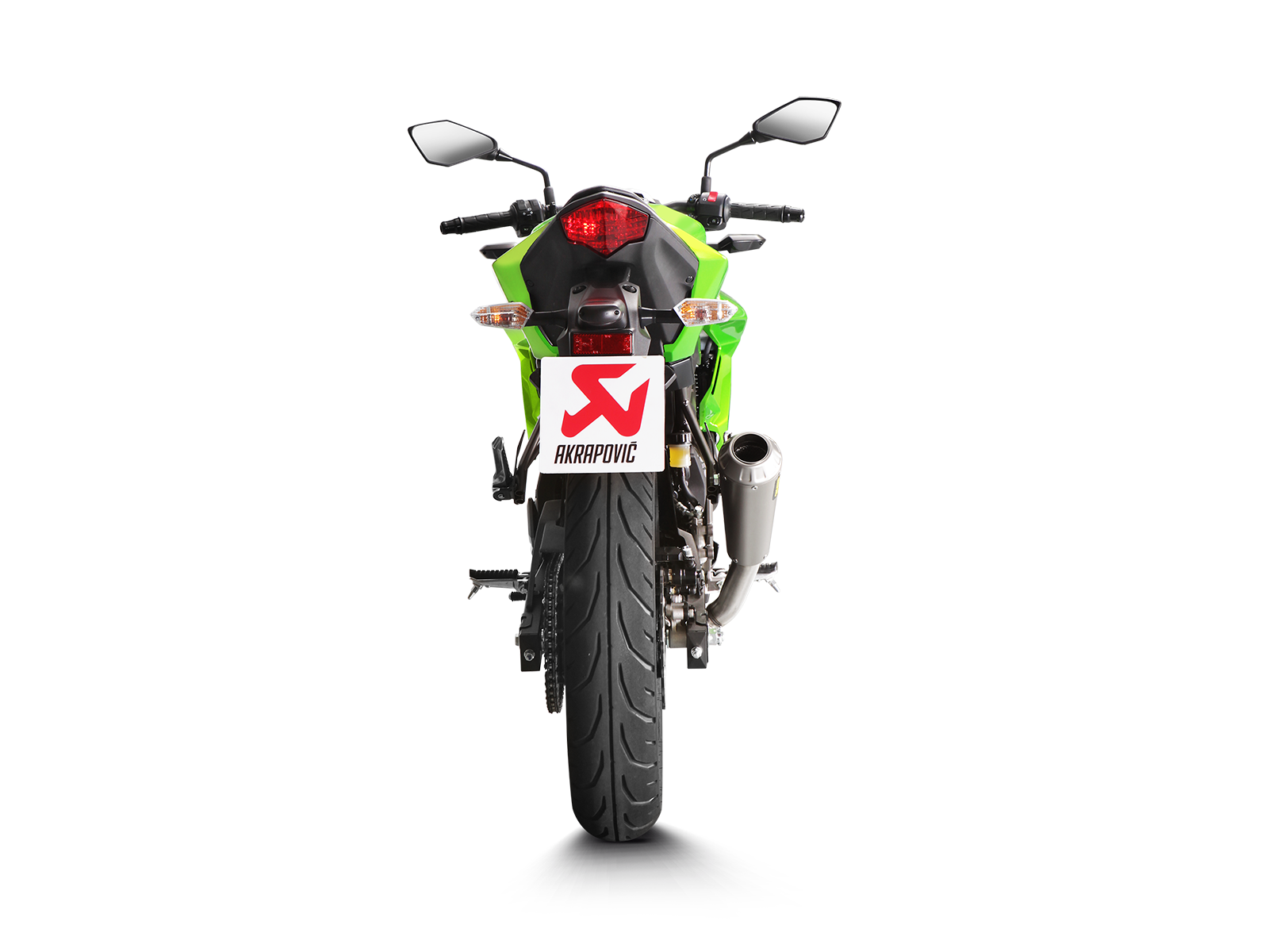 TERMINALE TITANIO RACING KAWASAKI NINJA 125 / Z125 (11KW) NINJA 250SL Z250SL 201 - AKRAPOVIC immagine 4