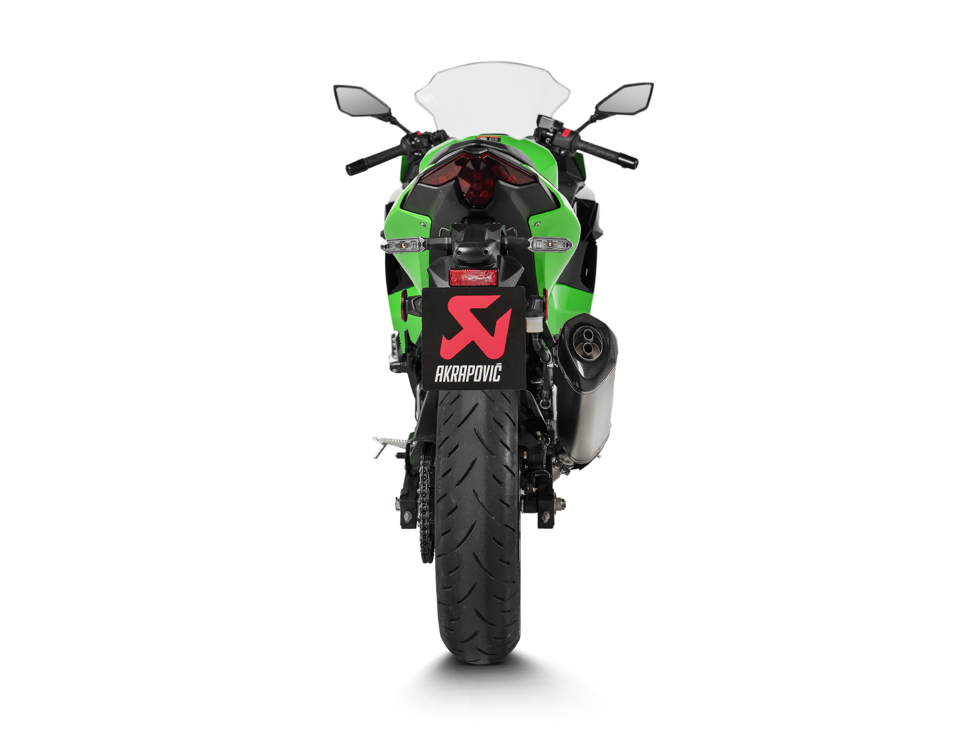 AKRAPOVIC TERMINALE TITANIO KAWASAKI NINJA 500 Z500 2024-25 - AKRAPOVIC immagine 4