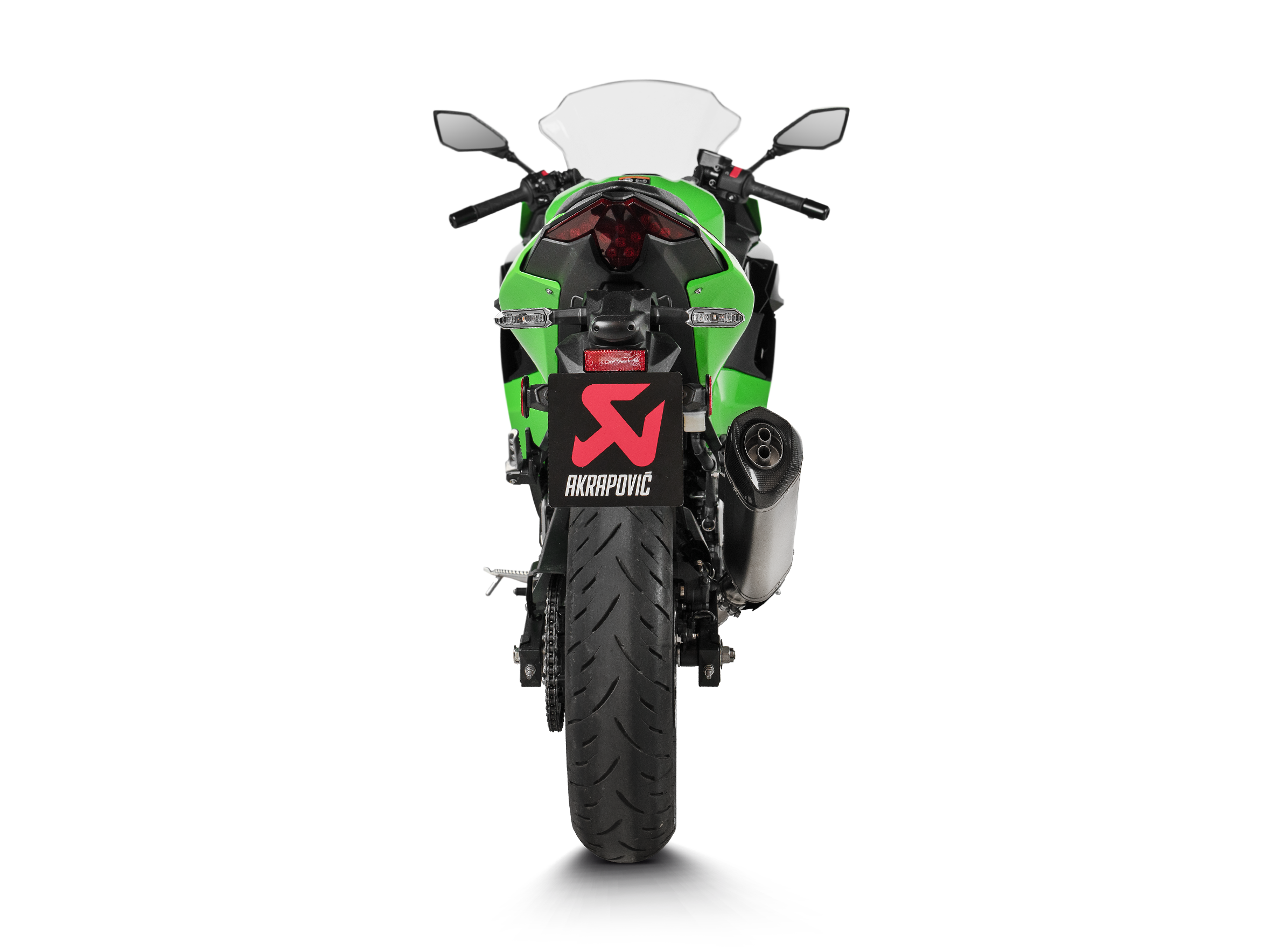 AKRAPOVIC TERMINALE TITANIO KAWASAKI NINJA 500 Z500 2024-25 - AKRAPOVIC immagine 4