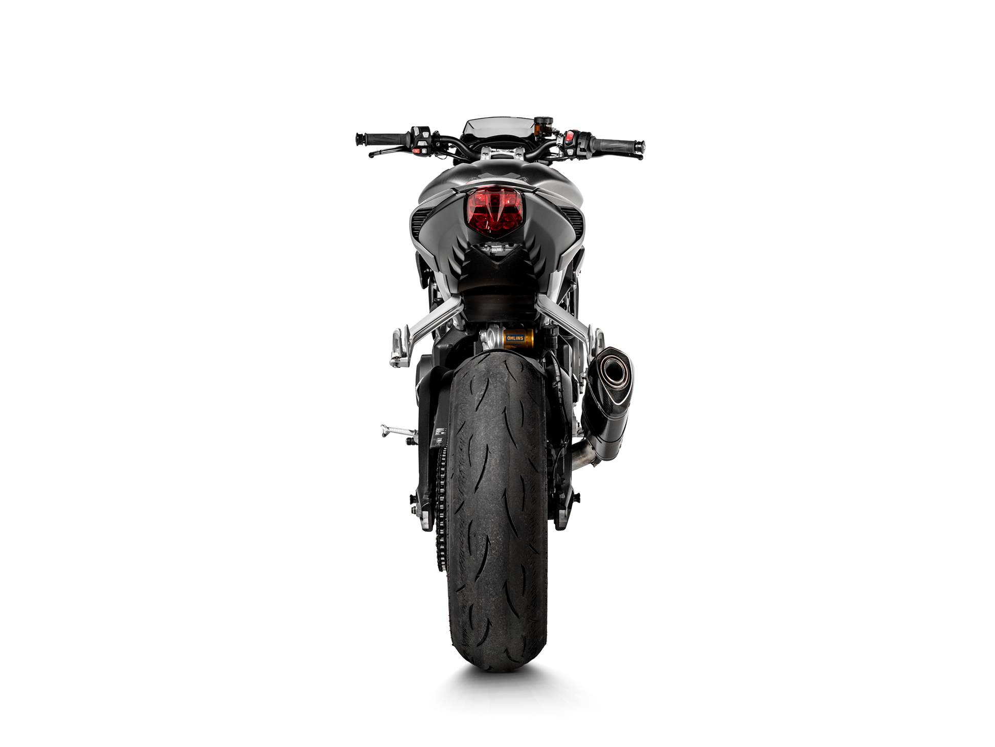 AKRAPOVIC TERMINALE CARBONIO RACING TRIUMPH STREET TRIPLE 765 S / R / RS 2017-19 - AKRAPOVIC immagine 4