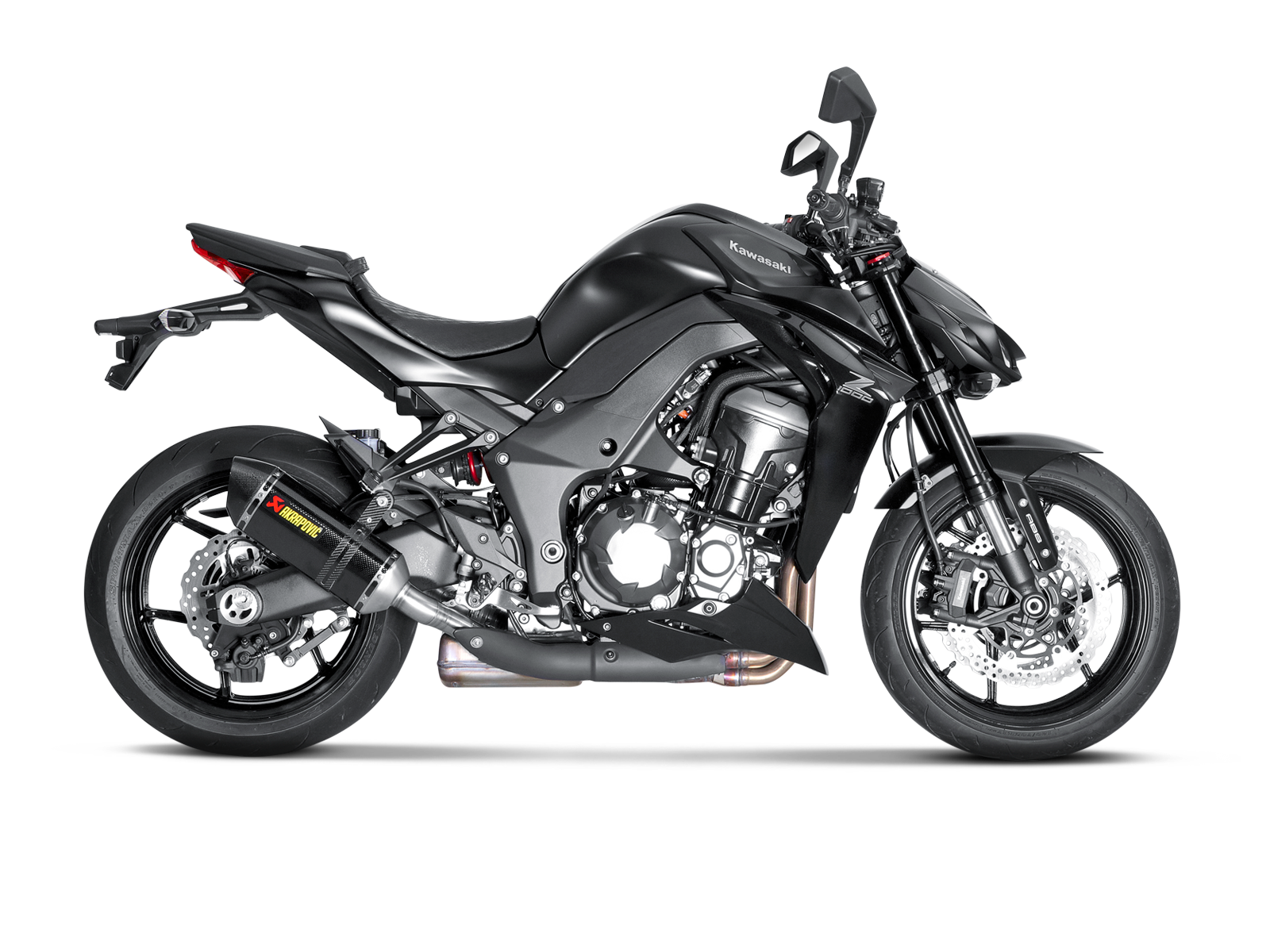 AKRAPOVIC TERMINALE CARBONIO KAWASAKI Z1000 2014-20 - AKRAPOVIC immagine 2