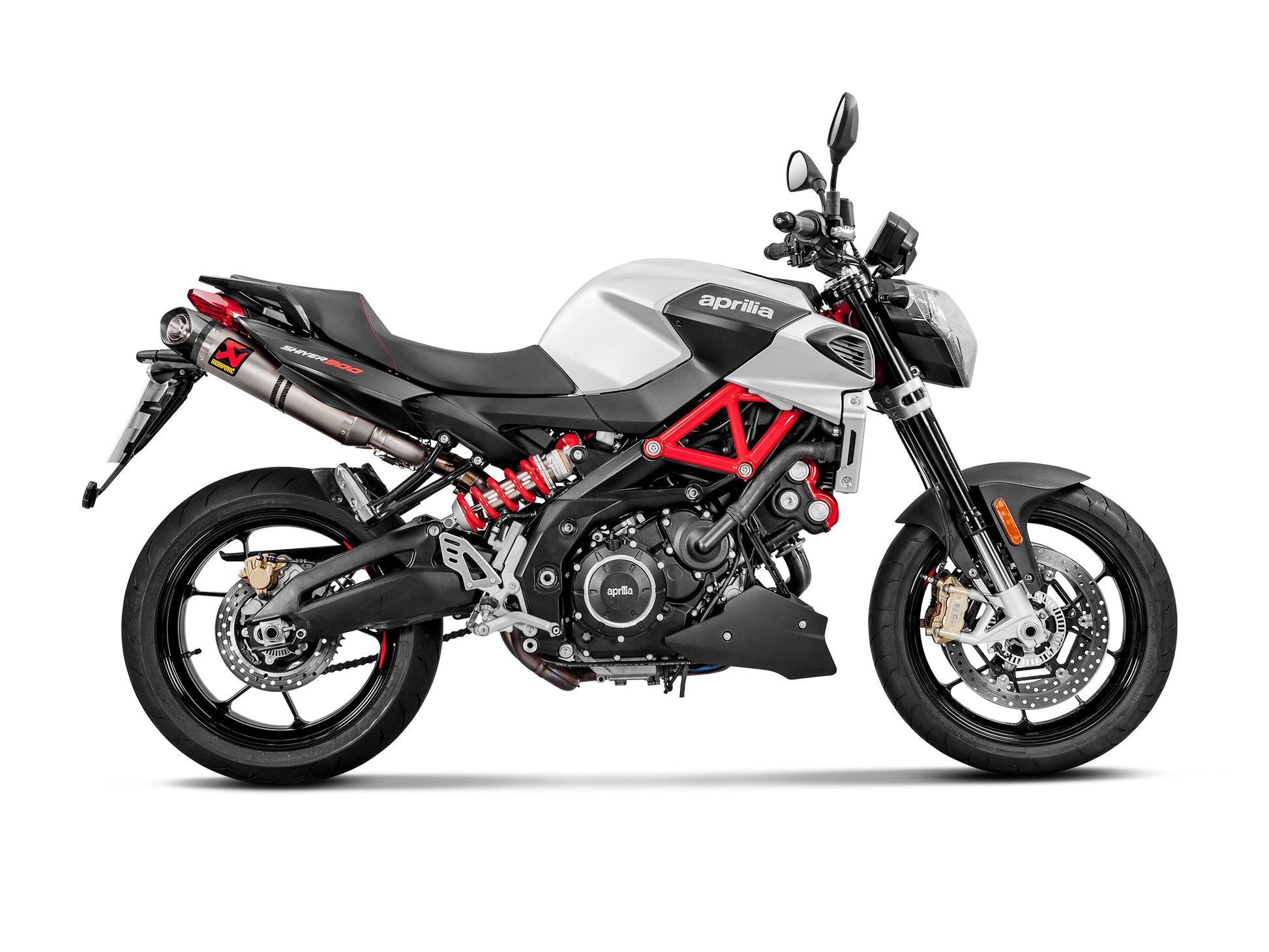 AKRAPOVIC TERMINALE TITANIO APRILIA SHIVER 900 2017-20 - AKRAPOVIC immagine 2