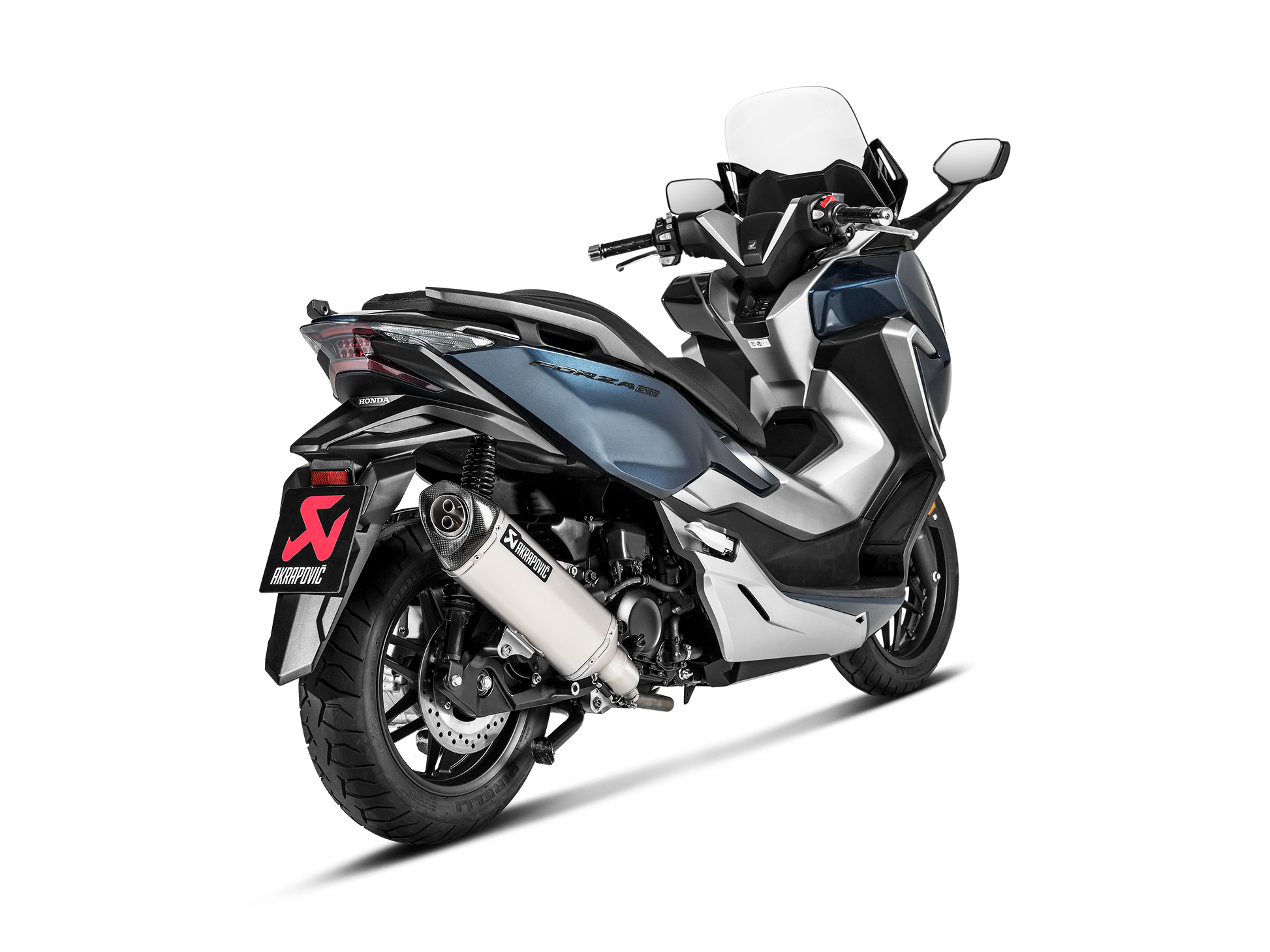 AKRAPOVIC TERMINALE ACCIAIO INOX OMOLOGATO HONDA FORZA 250 FORZA 300 2018-20 - AKRAPOVIC immagine 3