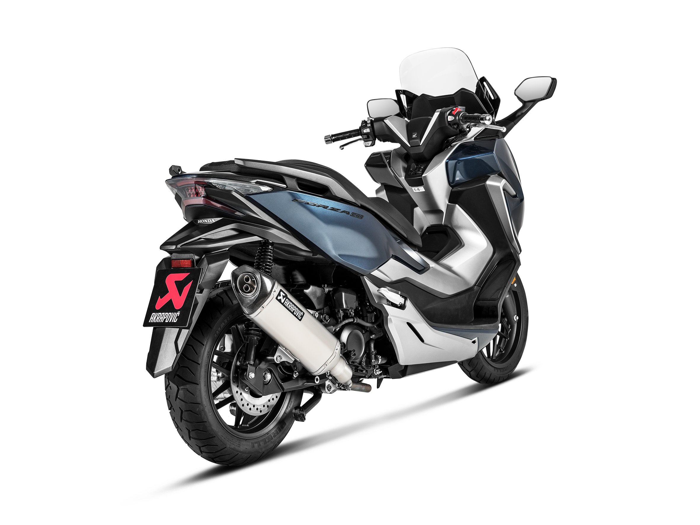 AKRAPOVIC TERMINALE ACCIAIO INOX OMOLOGATO HONDA FORZA 250 FORZA 300 2018-20 - AKRAPOVIC immagine 3