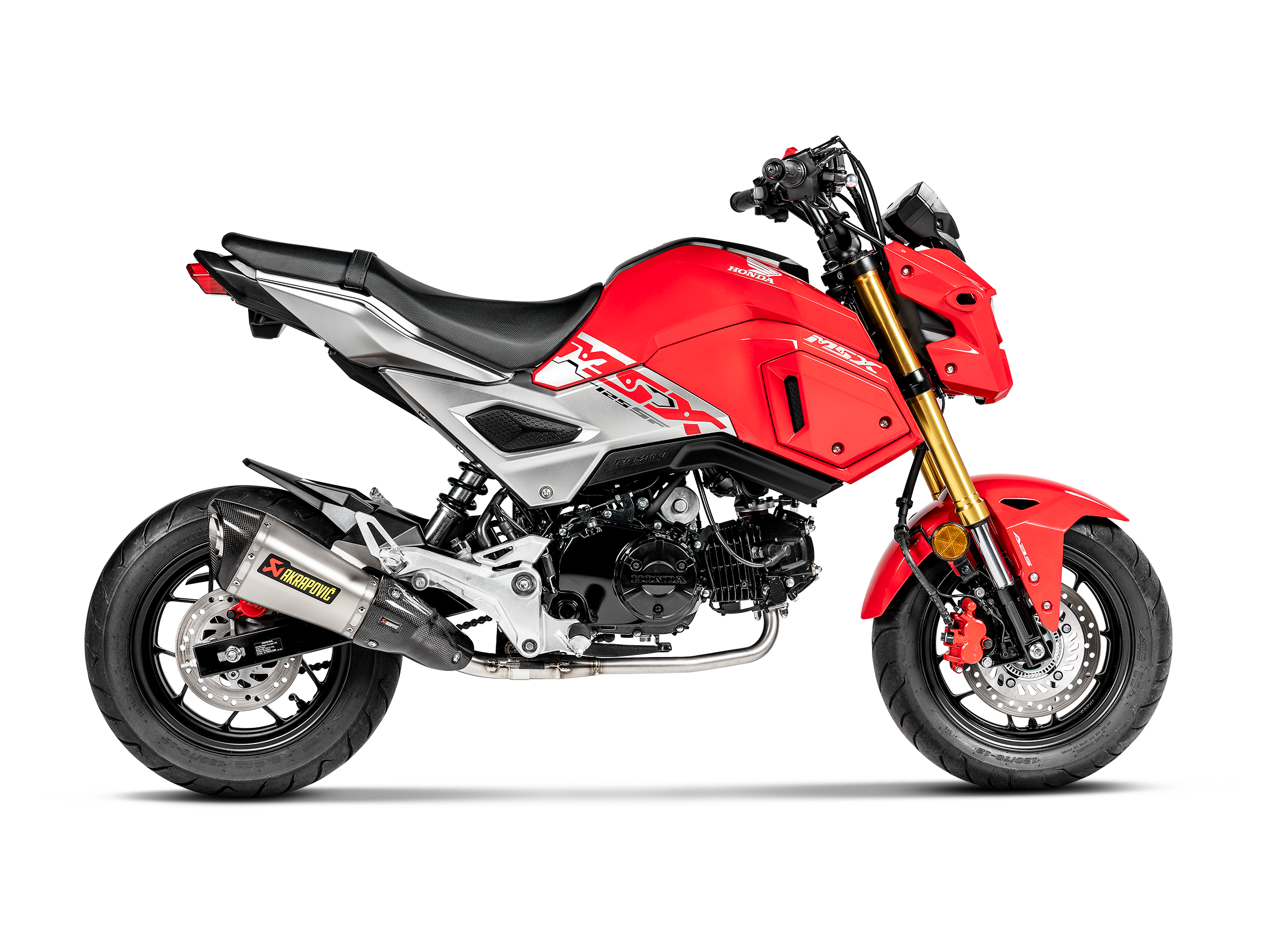 AKRAPOVIC SCARICO COMPLETO TITANIO RACING HONDA MSX 125 / GROM 2016-20 - AKRAPOVIC immagine 2