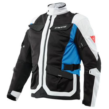 DAINESE DESERT TEX SUMMER TOURING MOTORCYCLE JACKET GREY/BLACK/BLUE