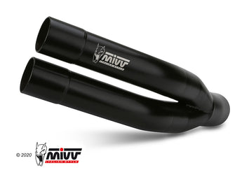 Terminale Di Scarico Inox Nero Racing Mivv Double Gun Suzuki Gsx-R 750 2008-2010