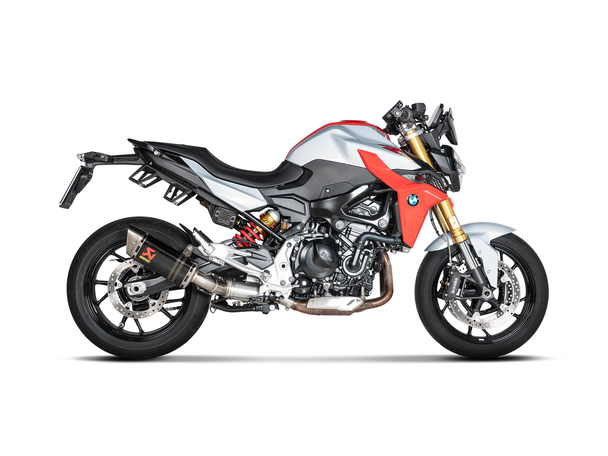 AKRAPOVIC TERMINALE CARBONIO RACING BMW F 900 R 2020-26 - AKRAPOVIC immagine 2