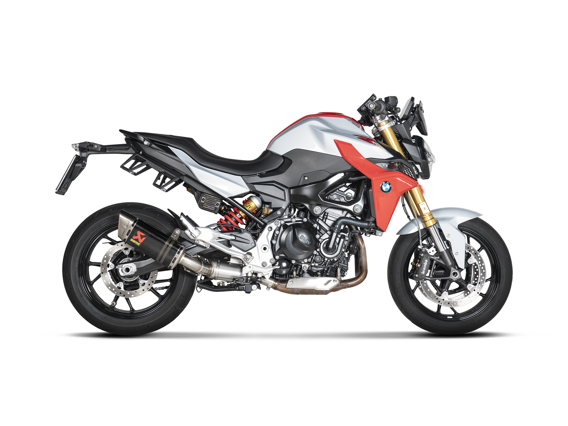 AKRAPOVIC TERMINALE CARBONIO RACING BMW F 900 R 2020-26 - AKRAPOVIC immagine 2