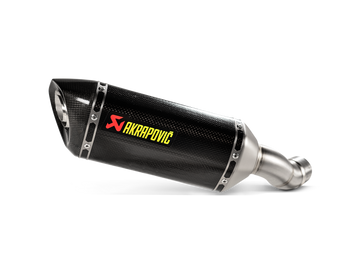 AKRAPOVIC TERMINALE CARBONIO OMOLOGATO KAWASAKI Z900 2020-24 - AKRAPOVIC