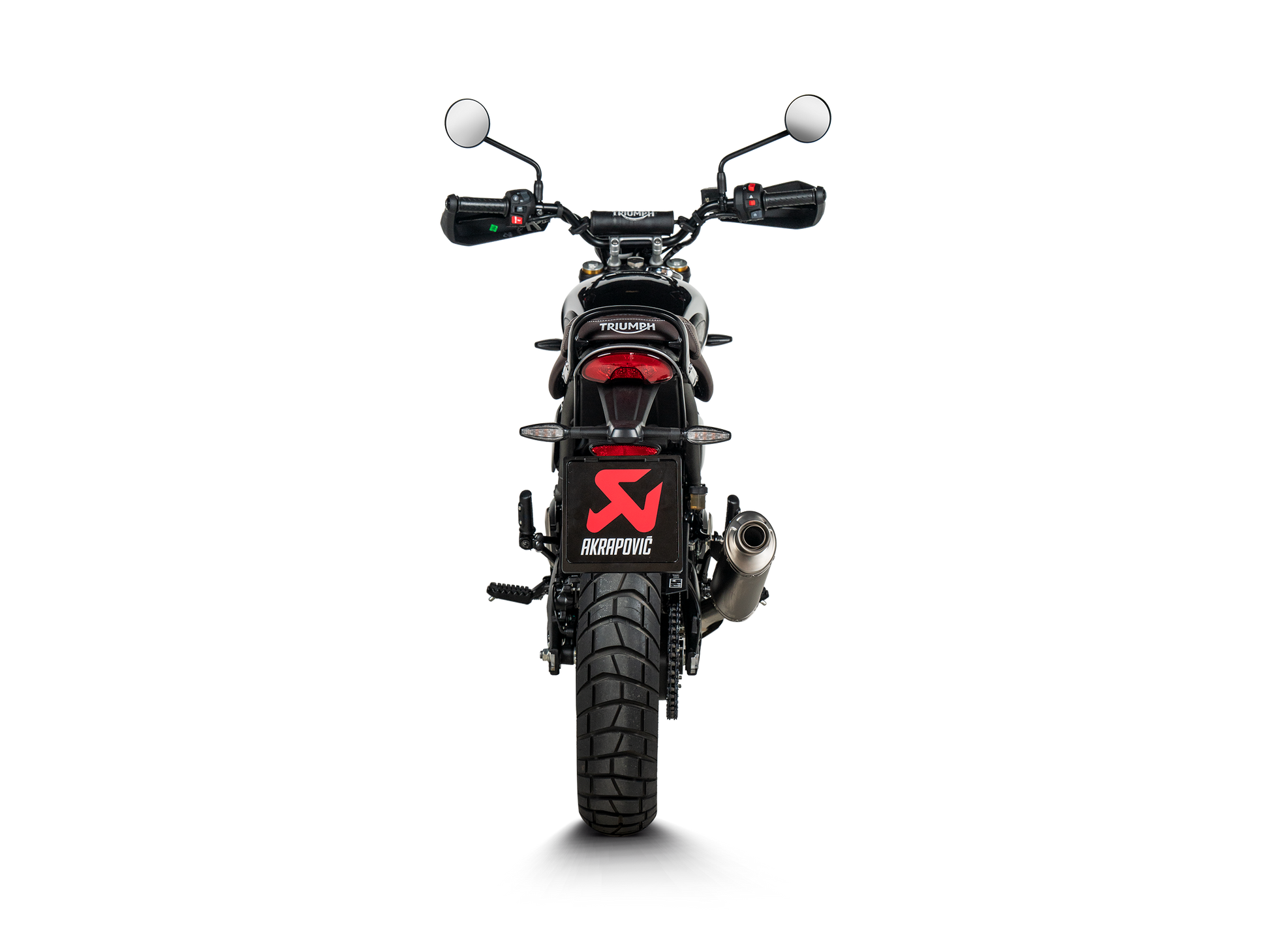 AKRAPOVIC TERMINALE TITANIO OMOLOGATO TRIUMPH SCRAMBLER 400 X / SPEED 2023-26 - AKRAPOVIC immagine 4