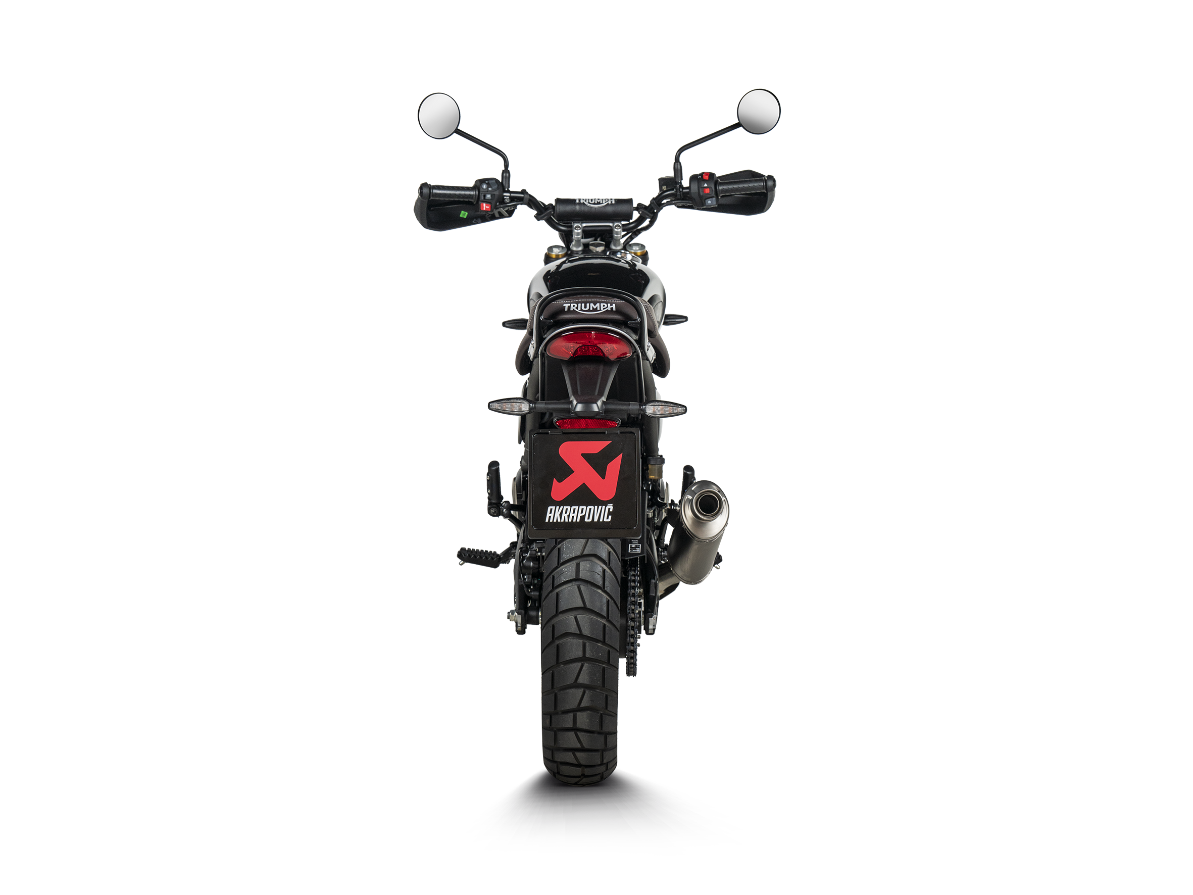 AKRAPOVIC TERMINALE TITANIO OMOLOGATO TRIUMPH SCRAMBLER 400 X / SPEED 2023-26 - AKRAPOVIC immagine 4