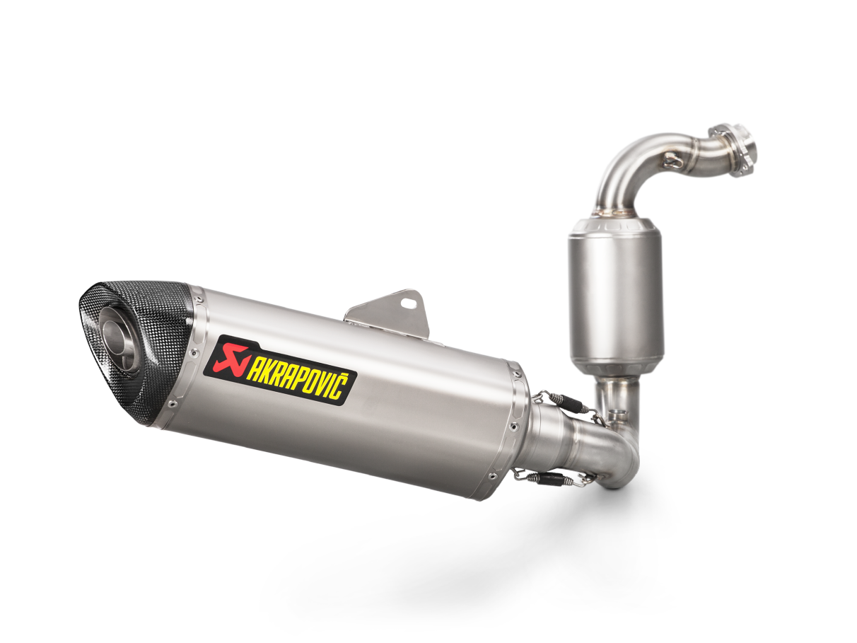 AKRAPOVIC SCARICO COMPLETO ACCIAIO INOX RACING BMW G 310 GS / R 2017-24 - AKRAPOVIC