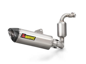 AKRAPOVIC SCARICO COMPLETO ACCIAIO INOX RACING BMW G 310 GS / R 2017-24 - AKRAPOVIC