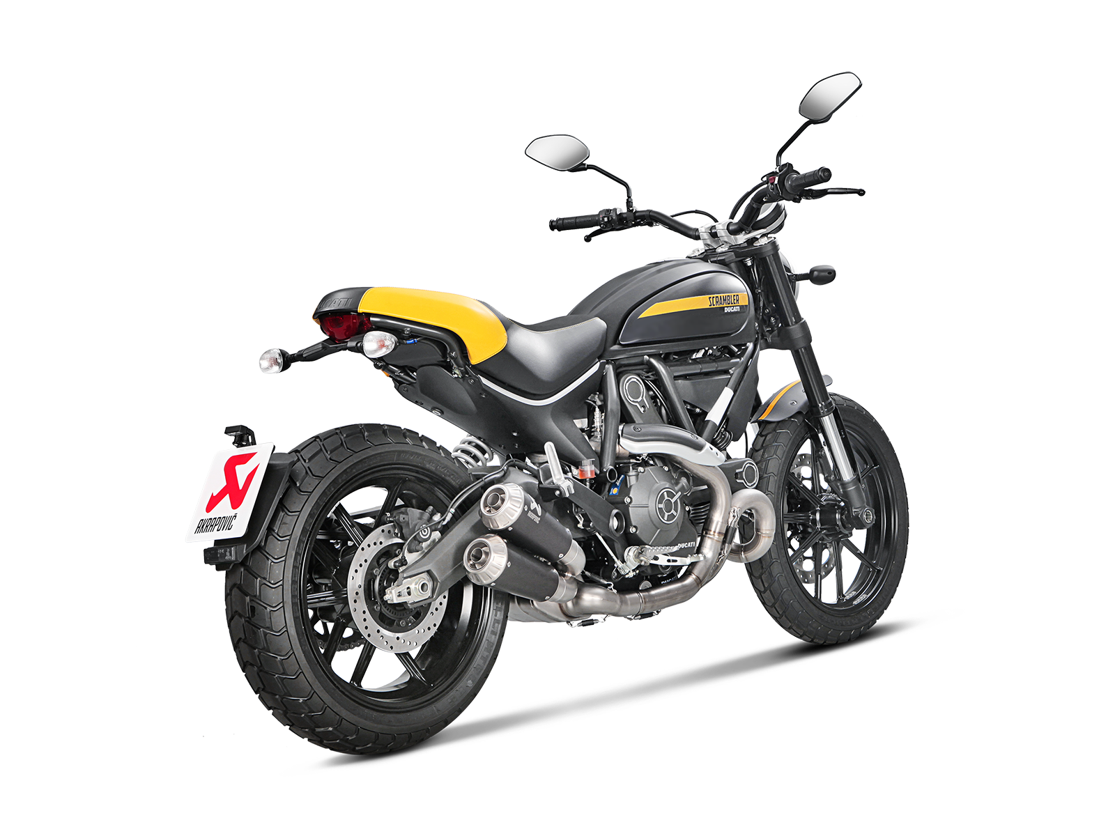 COLLETTORI TITANIO RACING DUCATI SCRAMBLER CAFE RACER SCRAMBLER ICON / URBAN END - AKRAPOVIC immagine 2