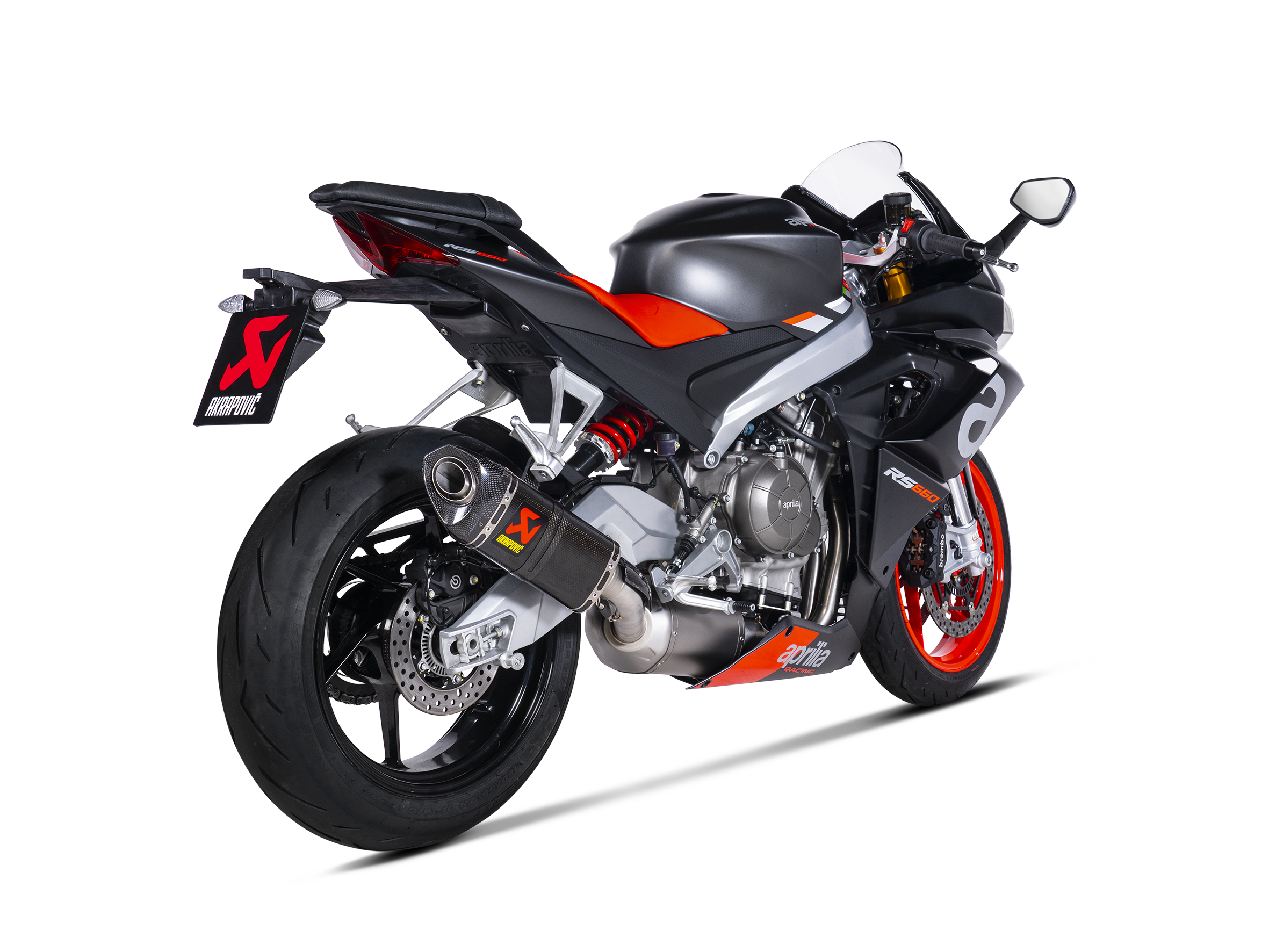 AKRAPOVIC TERMINALE CARBONIO RACING APRILIA TUONO 660 2021-24 - AKRAPOVIC immagine 2