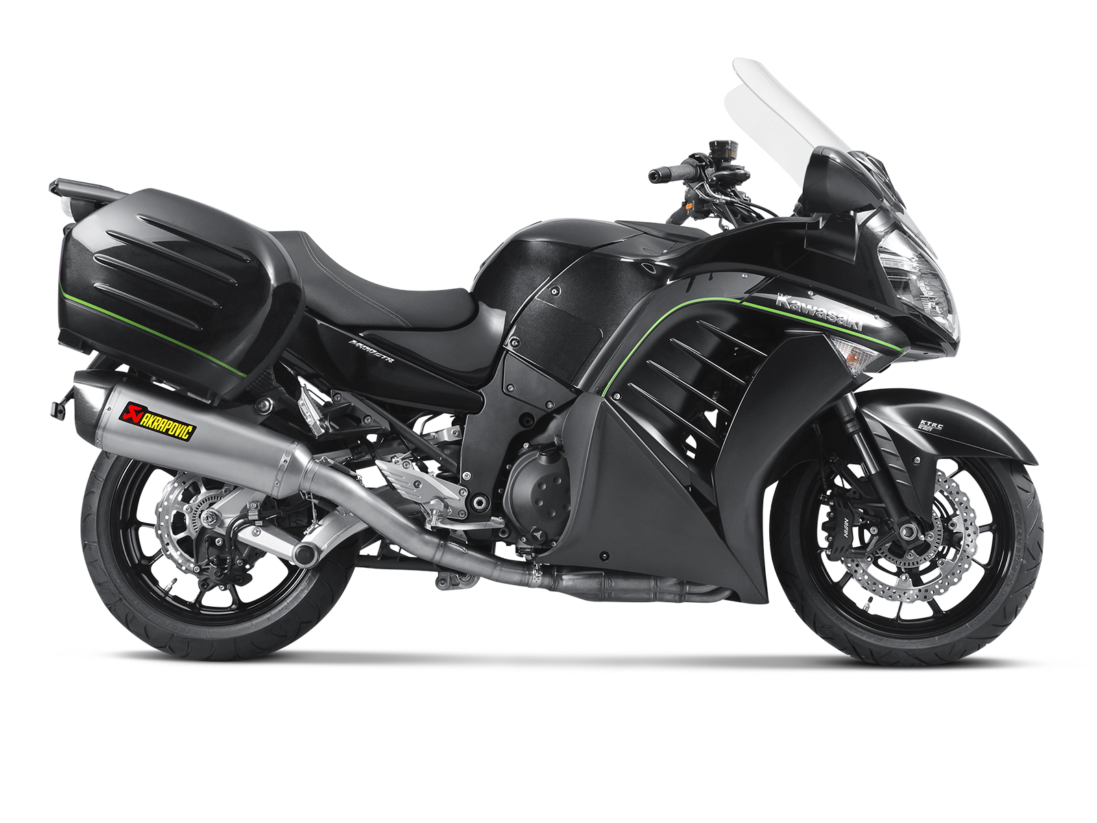 AKRAPOVIC TERMINALE TITANIO KAWASAKI 1400 GTR CONCOURS 14 2008-17 - AKRAPOVIC immagine 6