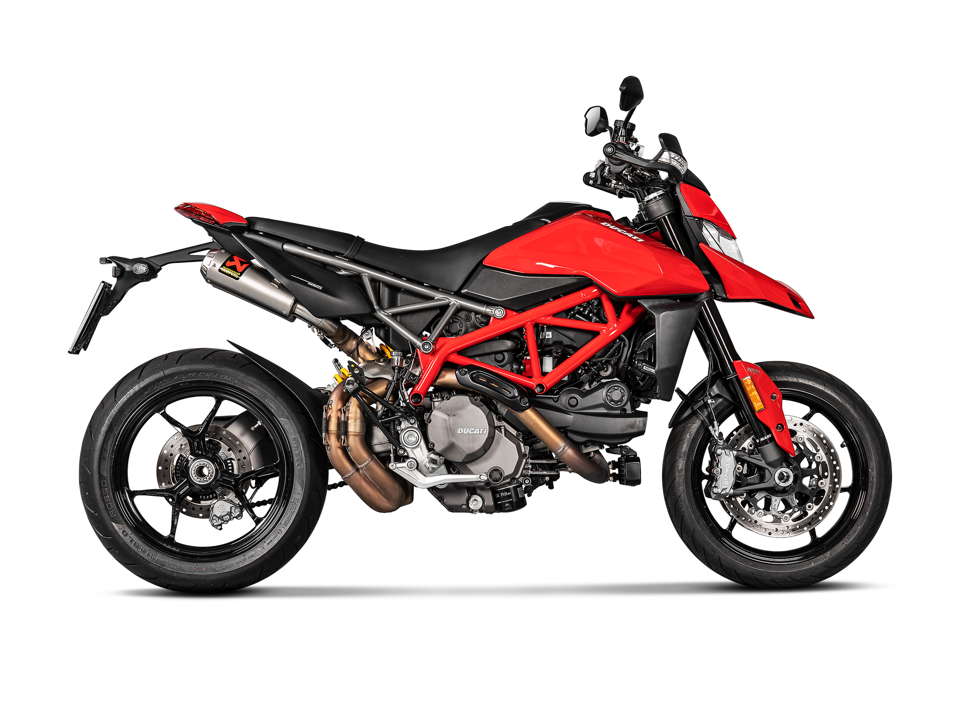 AKRAPOVIC TERMINALE TITANIO OMOLOGATO DUCATI HYPERMOTARD 950 / 950 SP 2019-24 - AKRAPOVIC immagine 2
