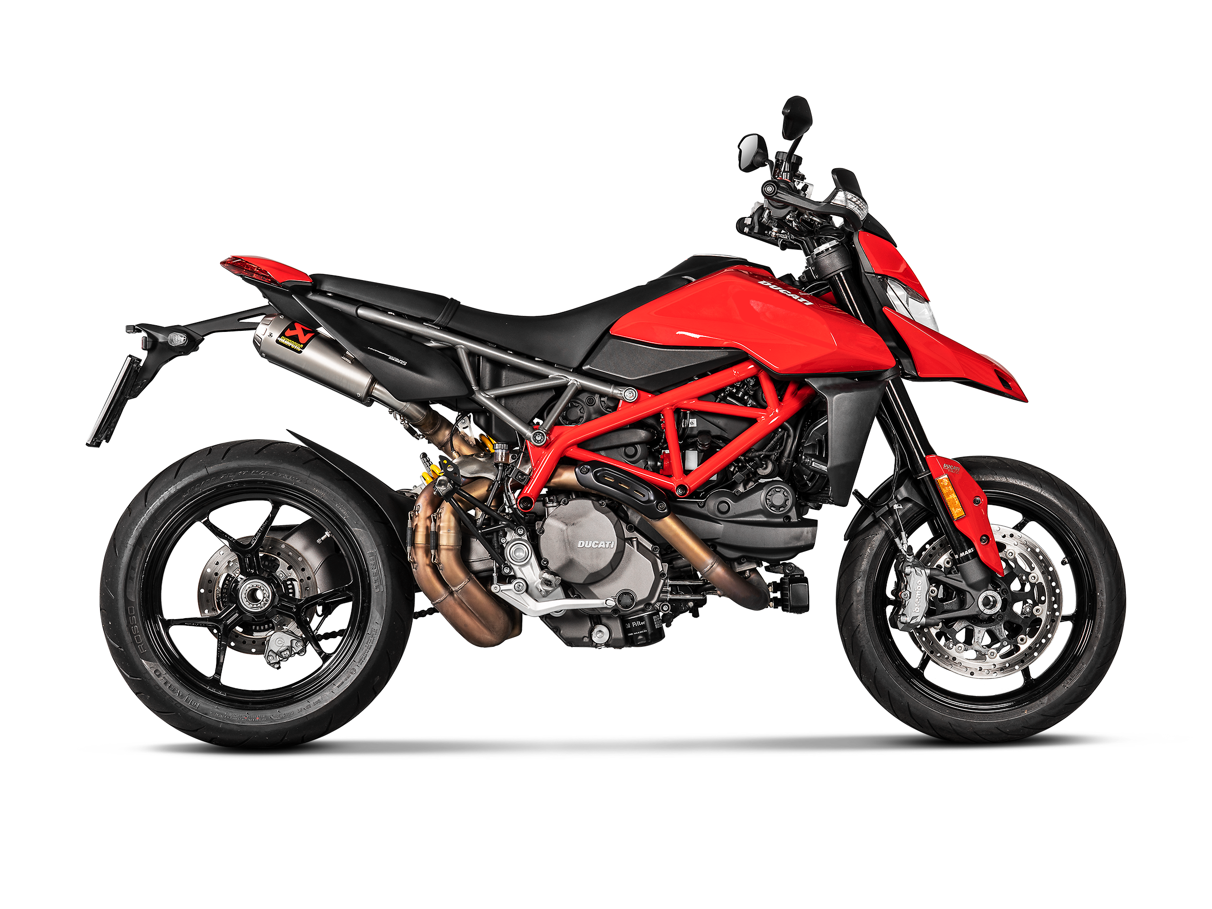 AKRAPOVIC TERMINALE TITANIO OMOLOGATO DUCATI HYPERMOTARD 950 / 950 SP 2019-24 - AKRAPOVIC immagine 2