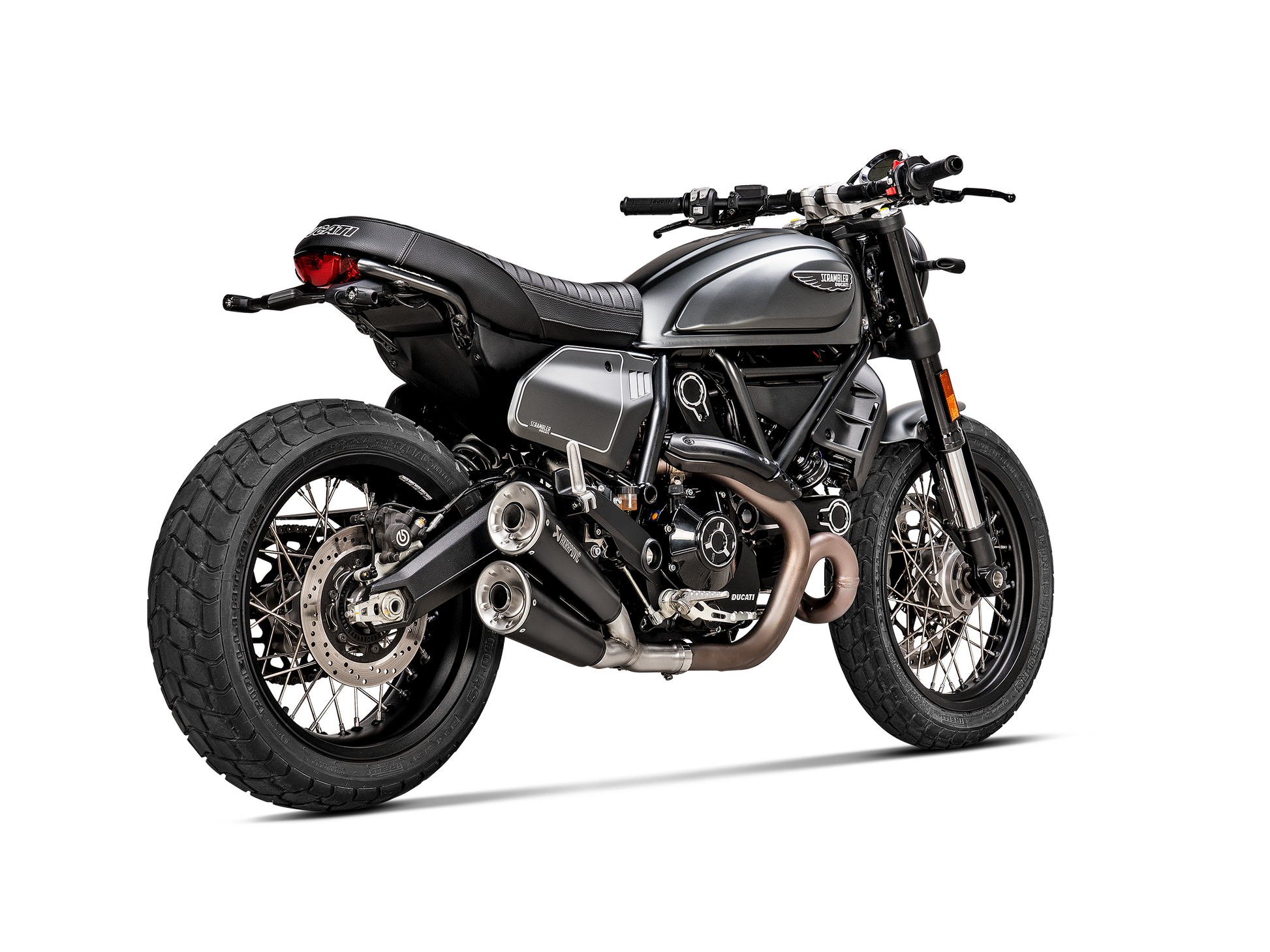 TERMINALE CARB.IO RACING DUCATI SCRAMBLER URBAN MOTARD / NIGHTSHIFT / ICON / ICO - AKRAPOVIC immagine 3