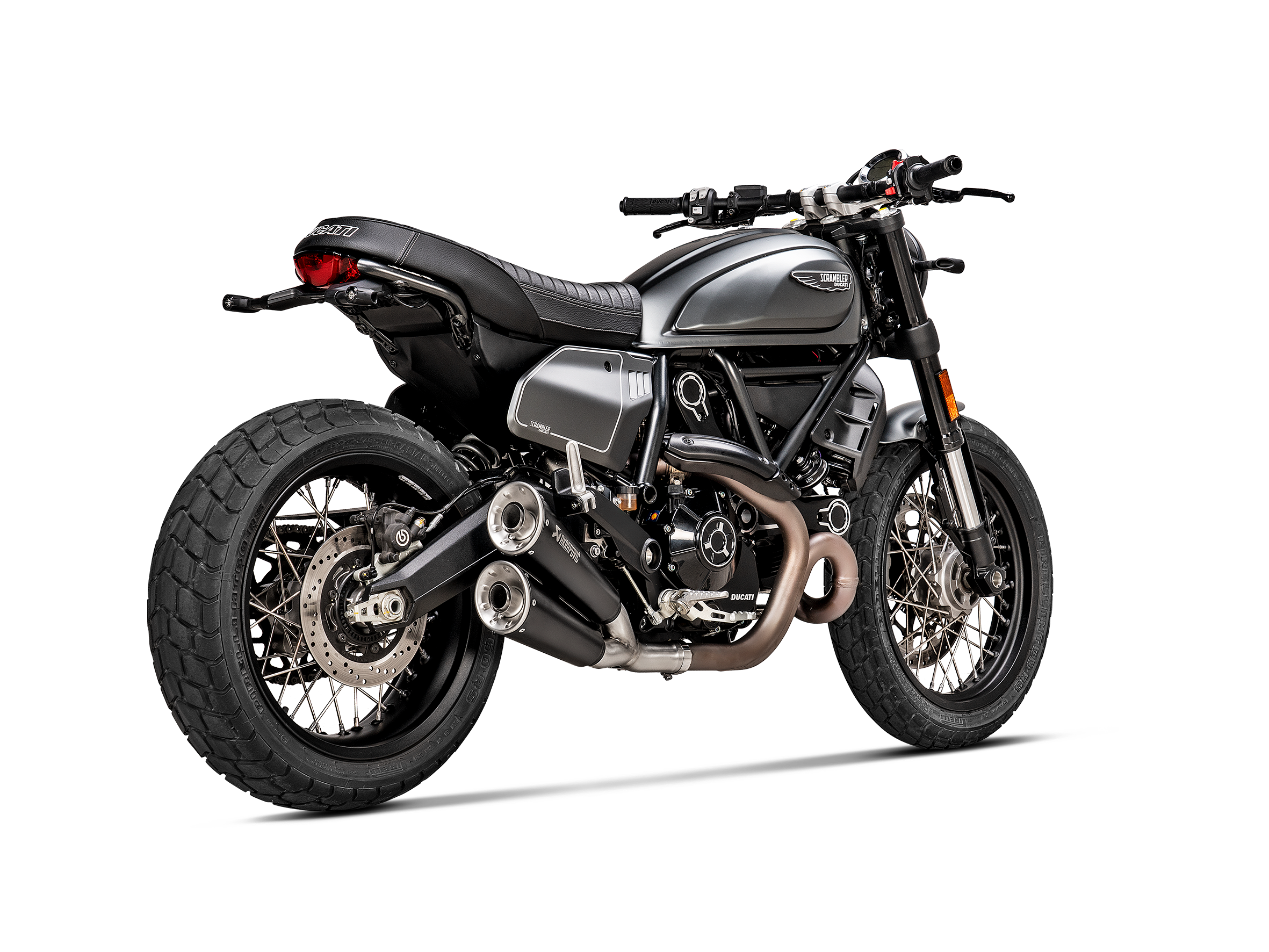 TERMINALE CARB.IO RACING DUCATI SCRAMBLER URBAN MOTARD / NIGHTSHIFT / ICON / ICO - AKRAPOVIC immagine 3