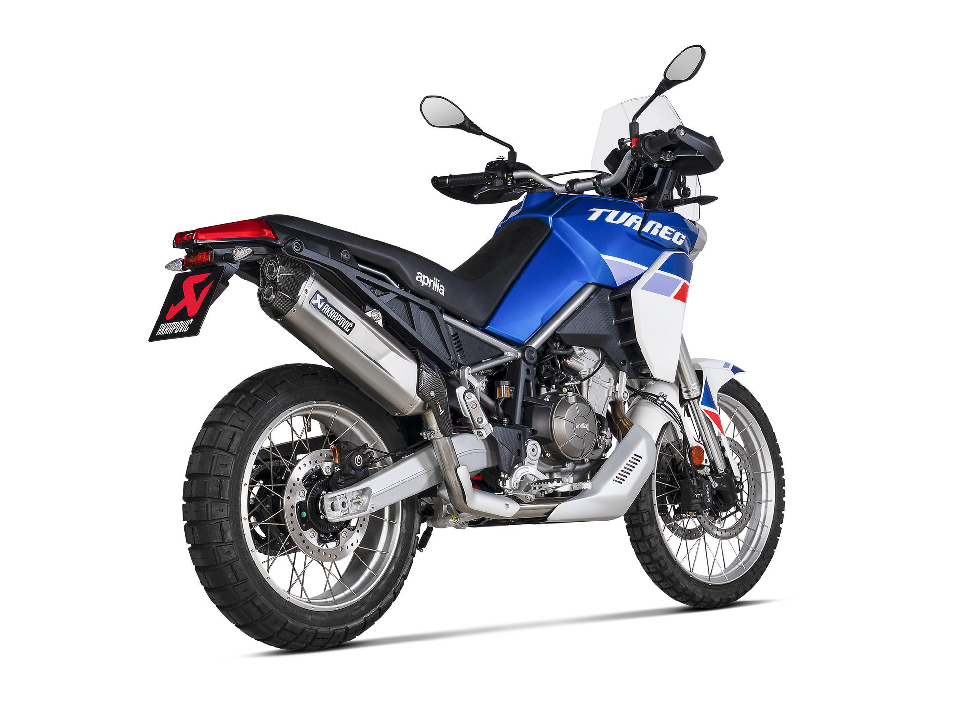 AKRAPOVIC TERMINALE TITANIO OMOLOGATO APRILIA TUAREG 660 2022-24 - AKRAPOVIC immagine 3