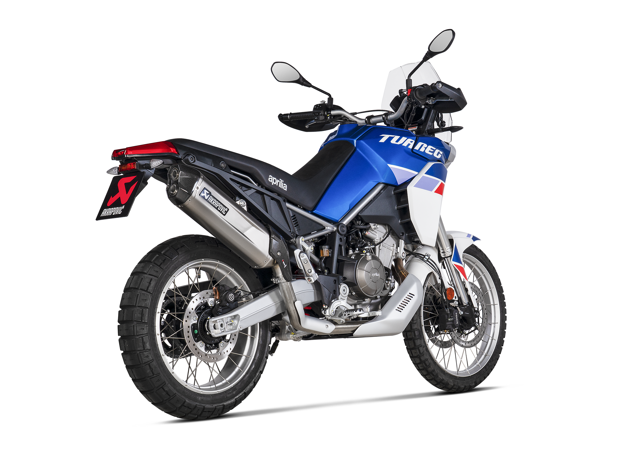 AKRAPOVIC TERMINALE TITANIO OMOLOGATO APRILIA TUAREG 660 2022-24 - AKRAPOVIC immagine 3