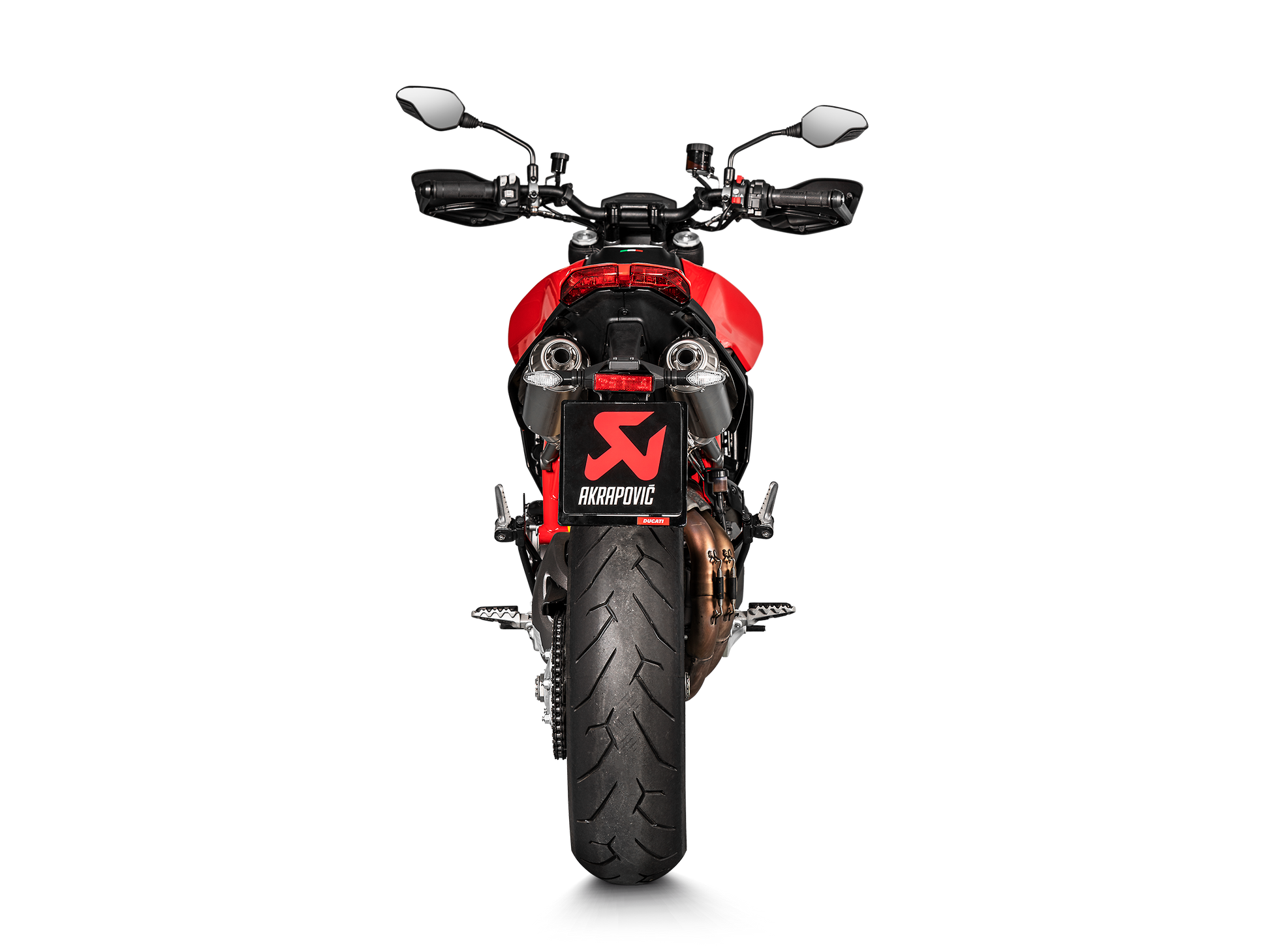 AKRAPOVIC TERMINALE TITANIO OMOLOGATO DUCATI HYPERMOTARD 950 / 950 SP 2019-24 - AKRAPOVIC immagine 4