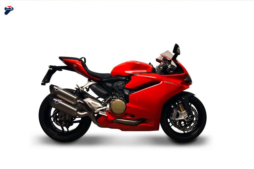 SILENZIATORE TERMIGNONI OMOLOGATO FORCE TITANIO DUCATI PANIGALE 959 2016 - 19